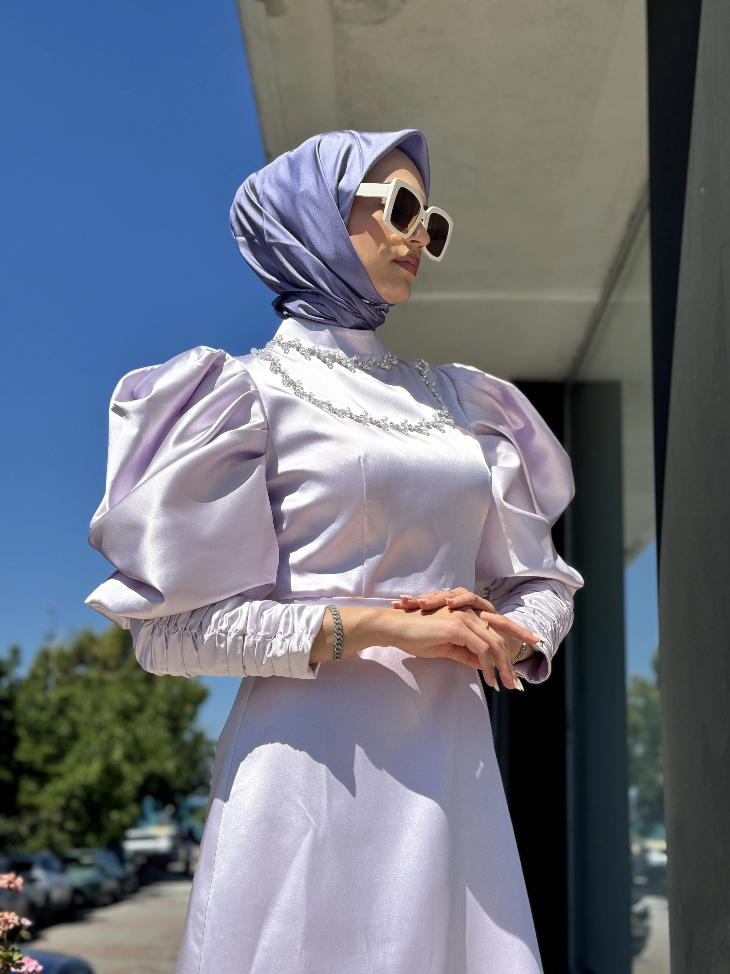 SENNA Shay Tesettür Abiye Dress SD30107