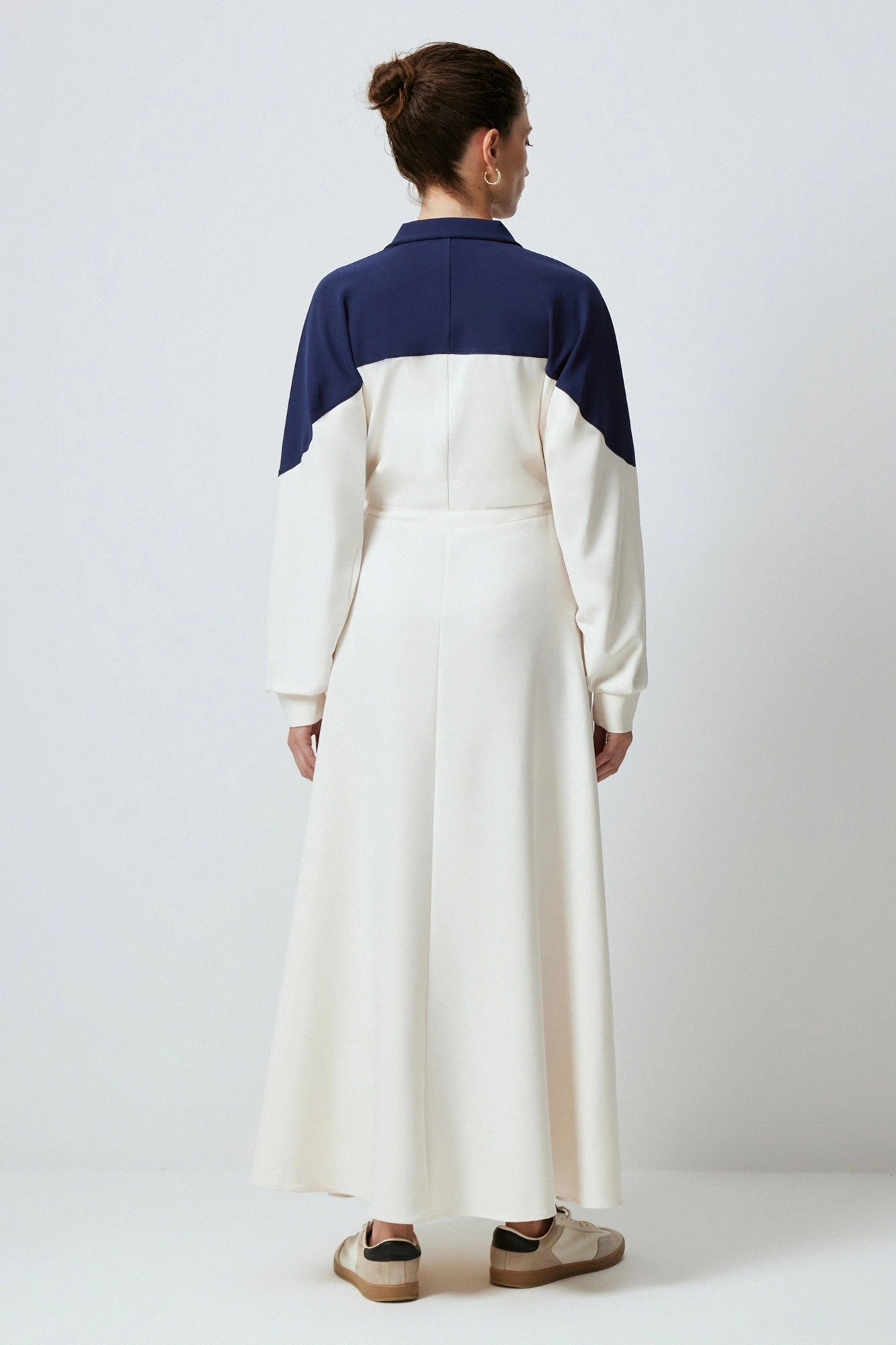 Touche Belden Bağlamalı Krep Elbise 24F1A0004