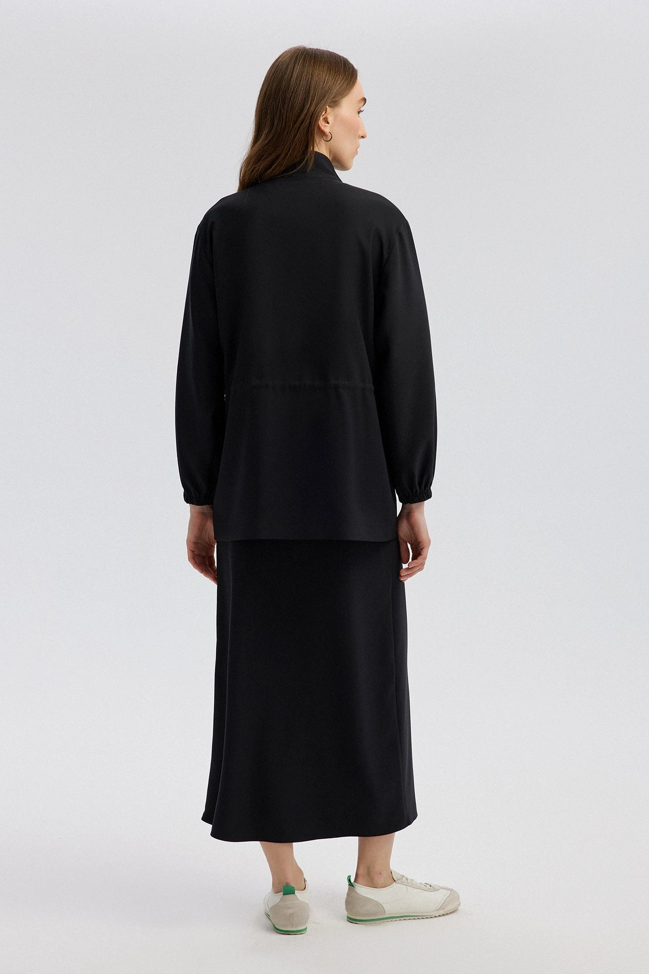 Touche Dik Yaka Krep Ceket 24Y1FT141