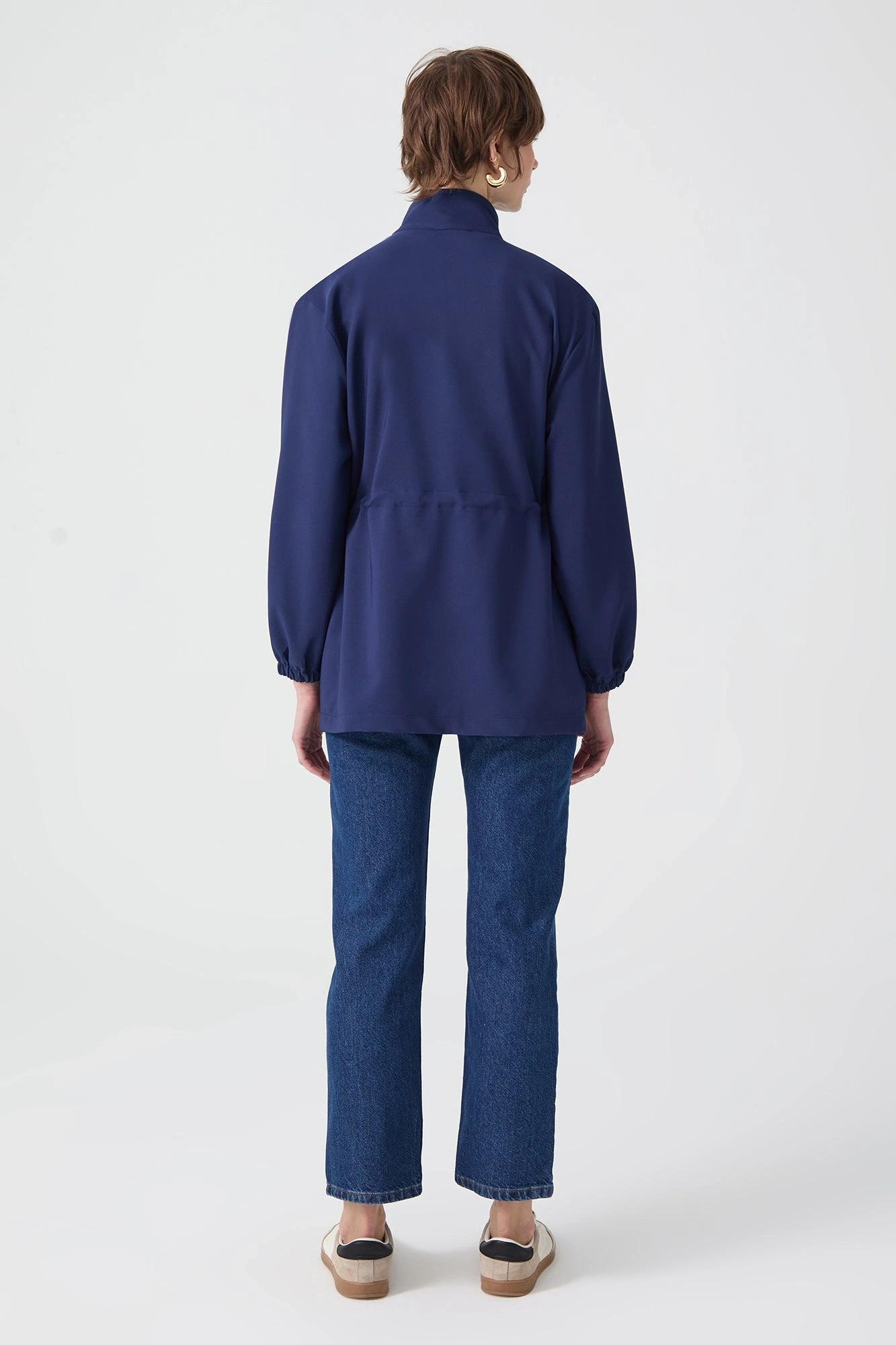 Touche Dik Yaka Krep Ceket 24Y1FT141