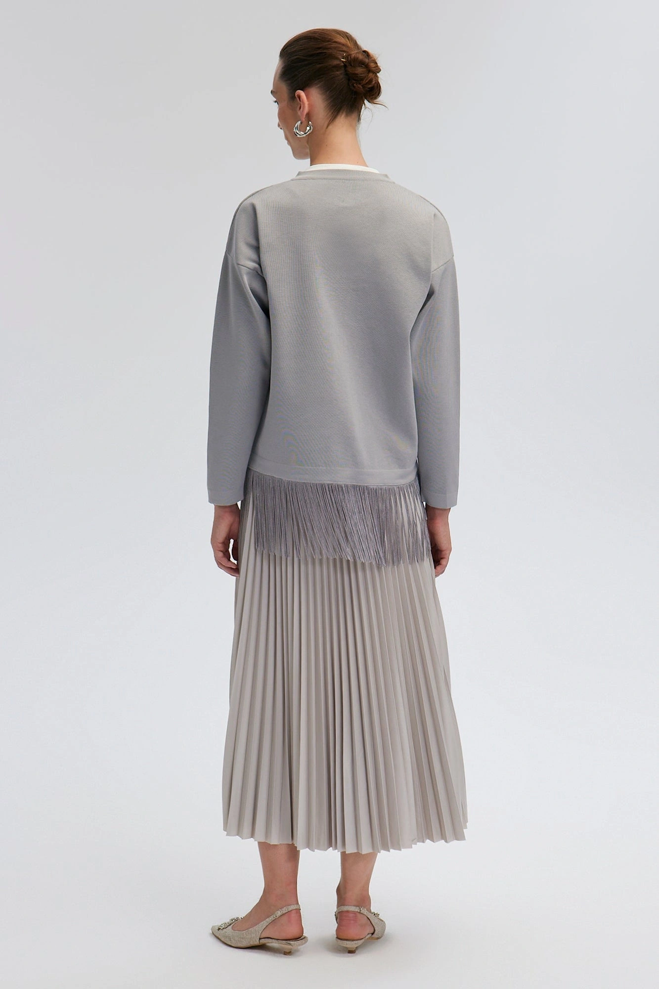 Touche Püskül Detaylı Triko Ceket 24F1XD008