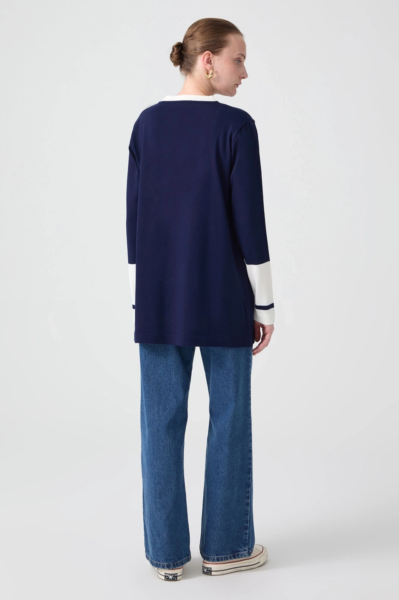 Touche Yırtmaç Detaylı Triko Tunik 24F1XD005