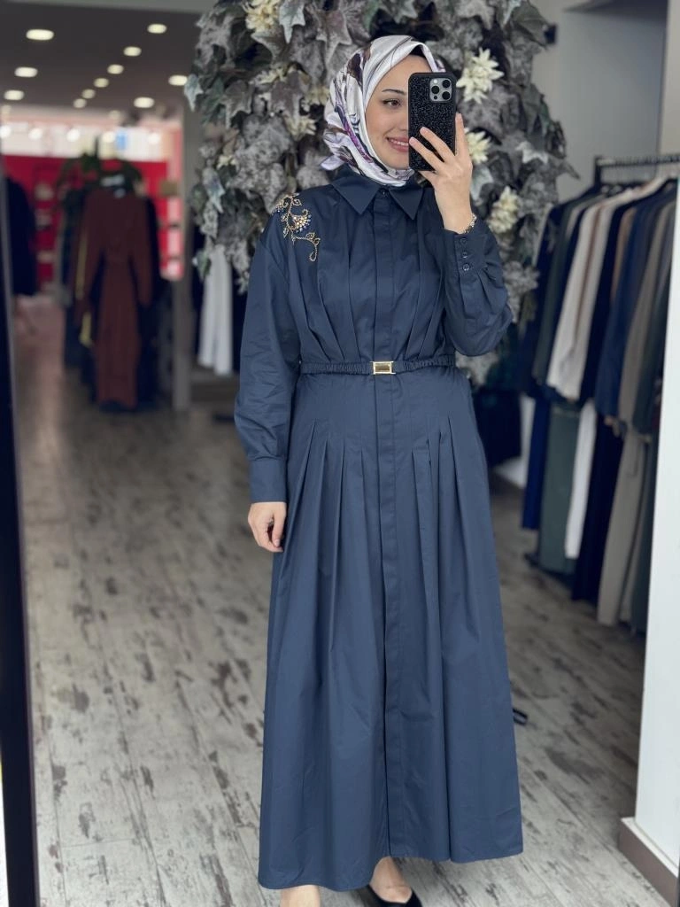 Vuu Koton Önü Pileli Elbise 25SSV4010