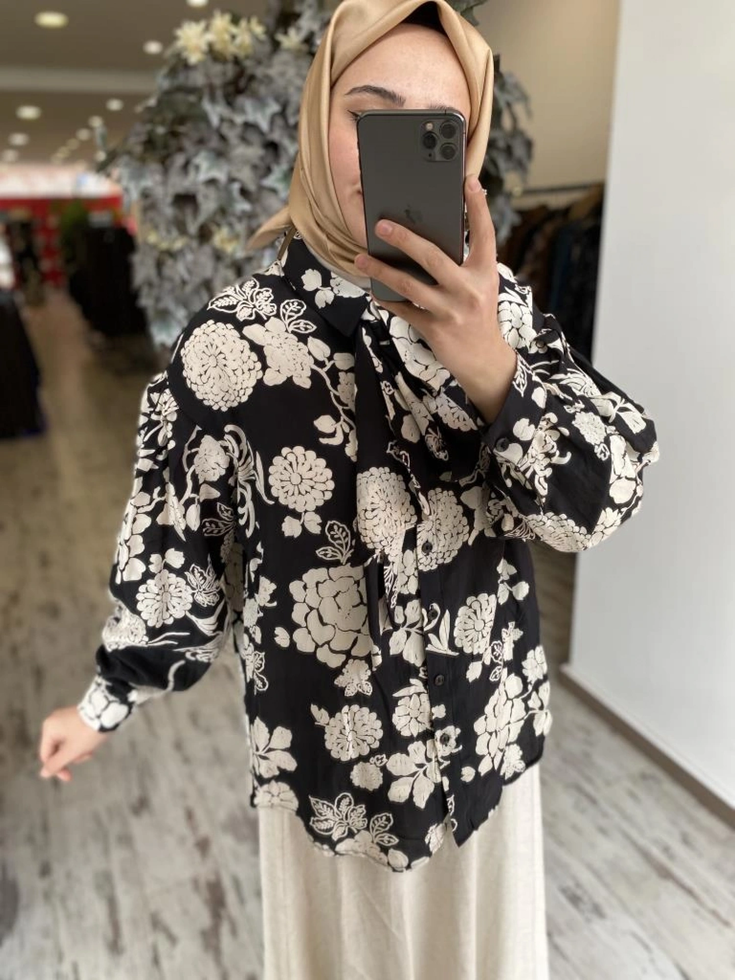 Almarwah Desenli Gömlek 101983