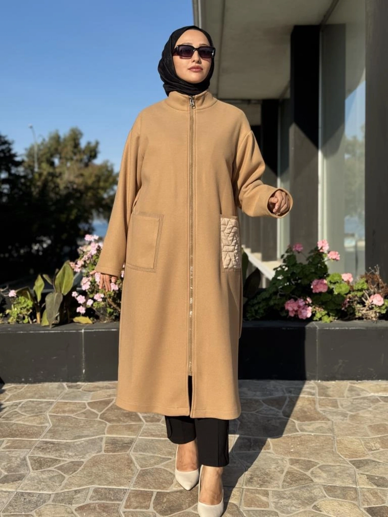 Almarwah Fermuarlı Kaşe Kap 505312