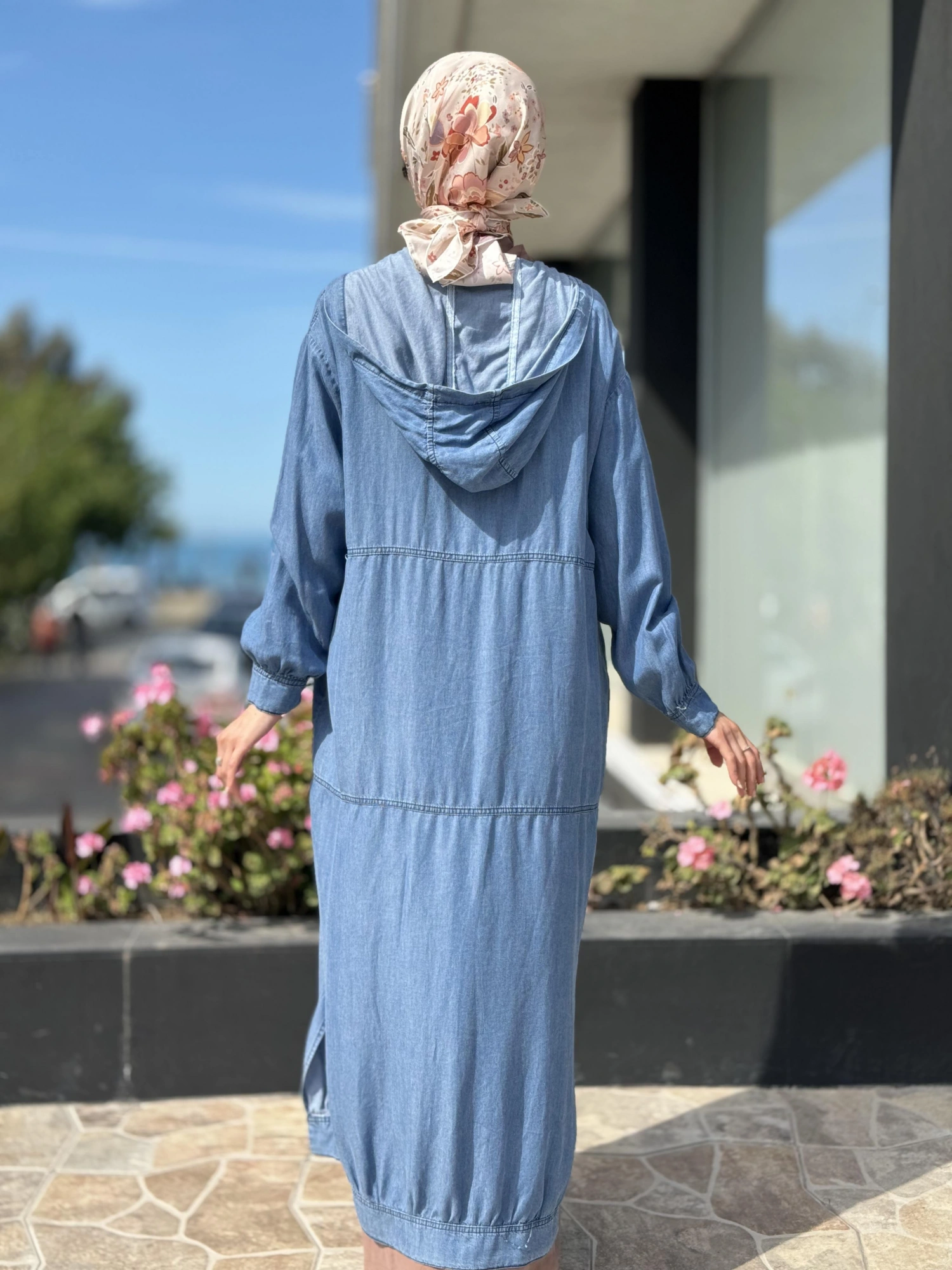 Almarwah Fermuarlı Tencel Kot Kap 404844