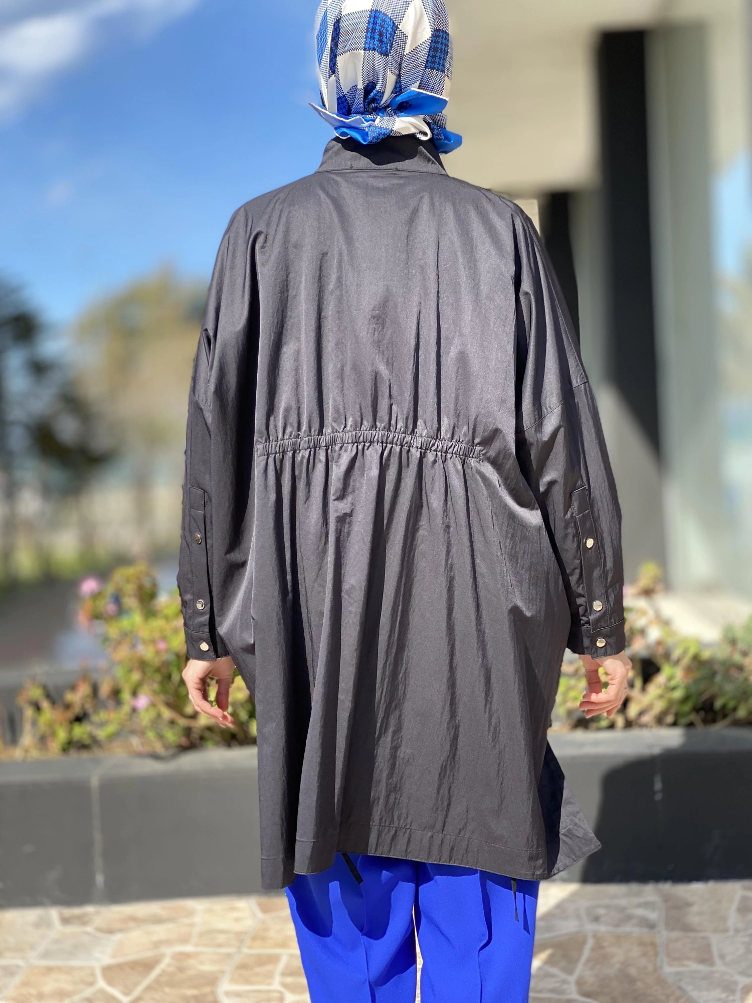 Almarwah Fermuarlı Tencel Paraşüt Kap 404819