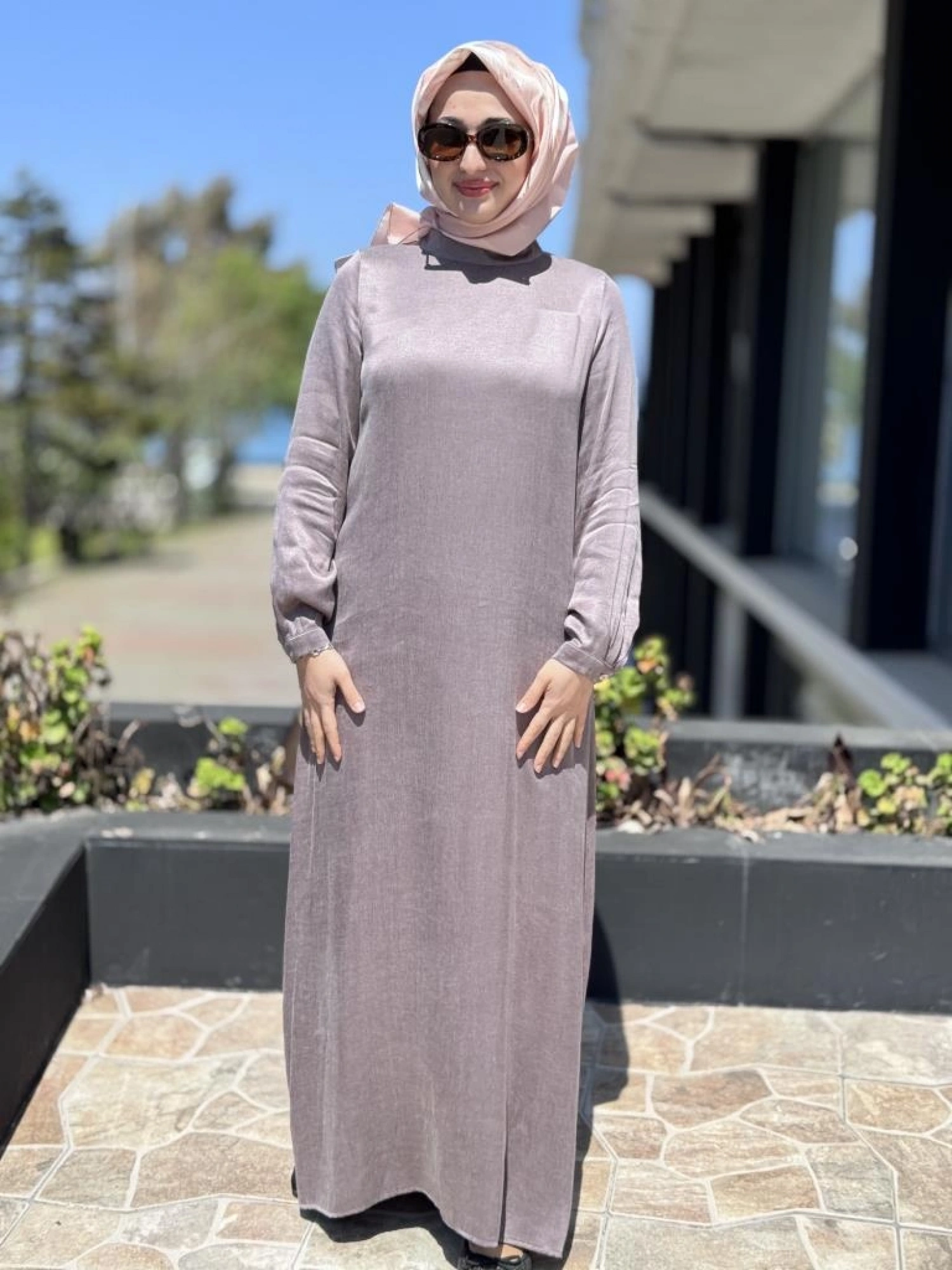 Almarwah File Yelekli Liosel Elbise 303834