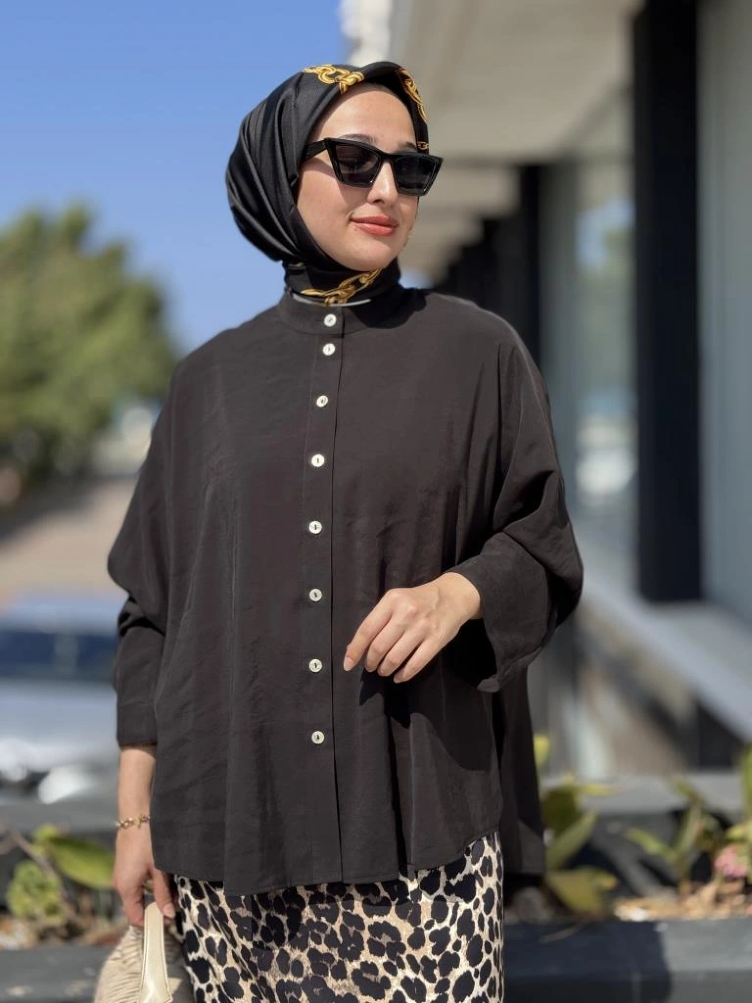 Almarwah Tencel Yarasa Kol Gömlek 101977