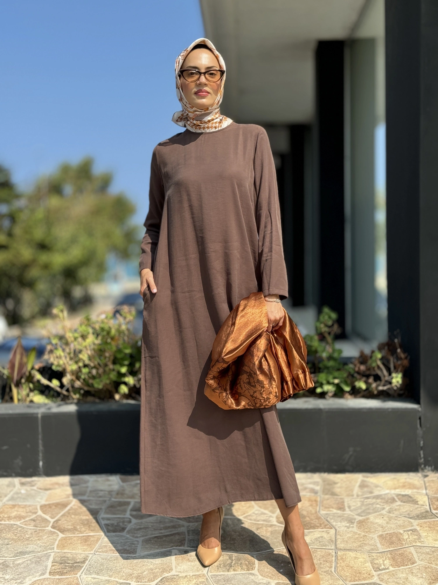 Almarwah Uzun Kollu Elbise Ceket İkili Takım 202648