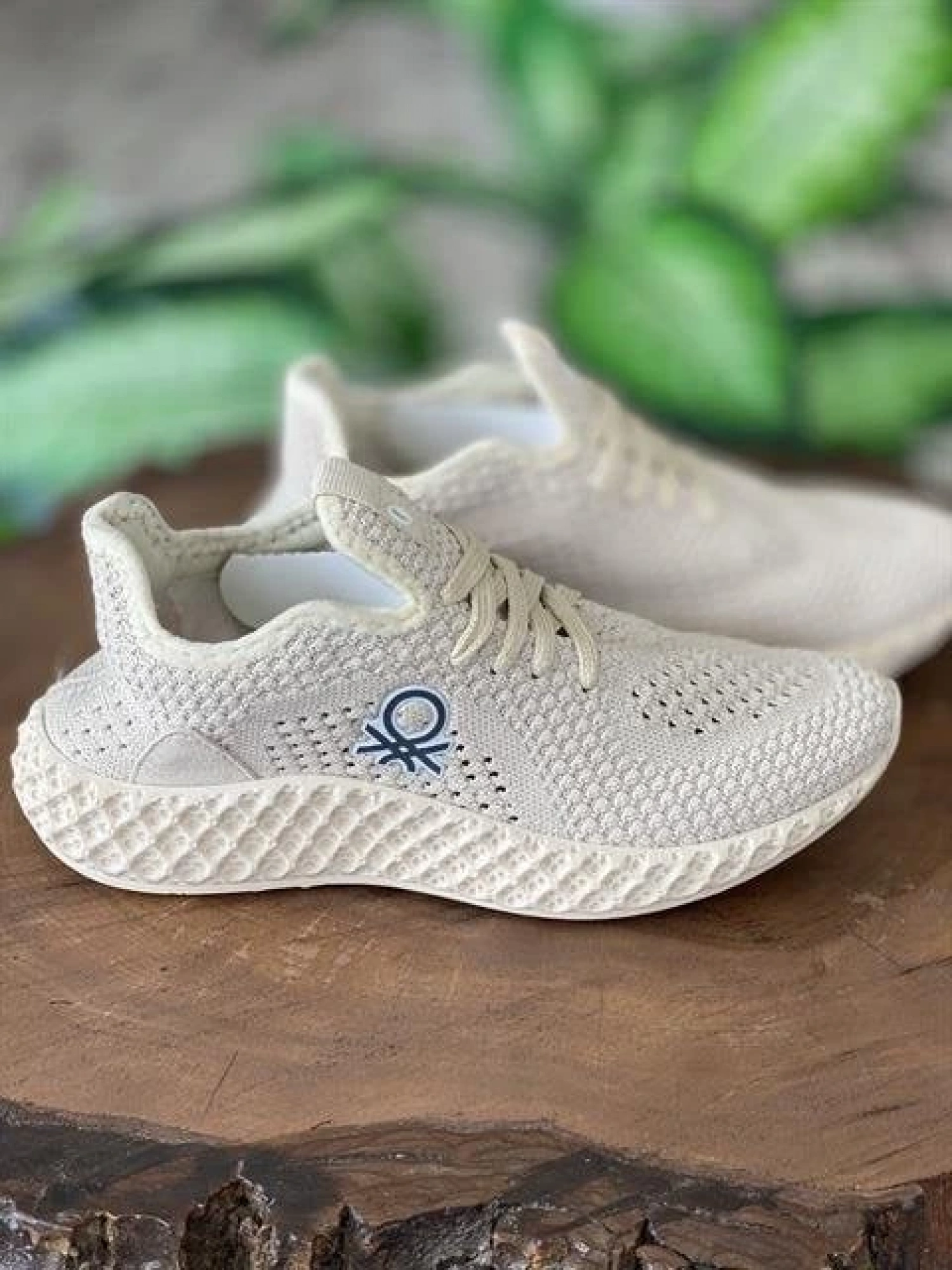 Benetton Bej Kadın Spor Ayakkabı 30009