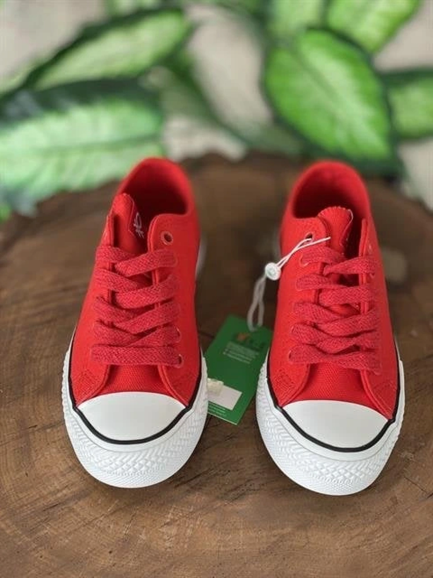 Benetton Konvers Kadın Spor Ayakkabı Kırmızı BN30196