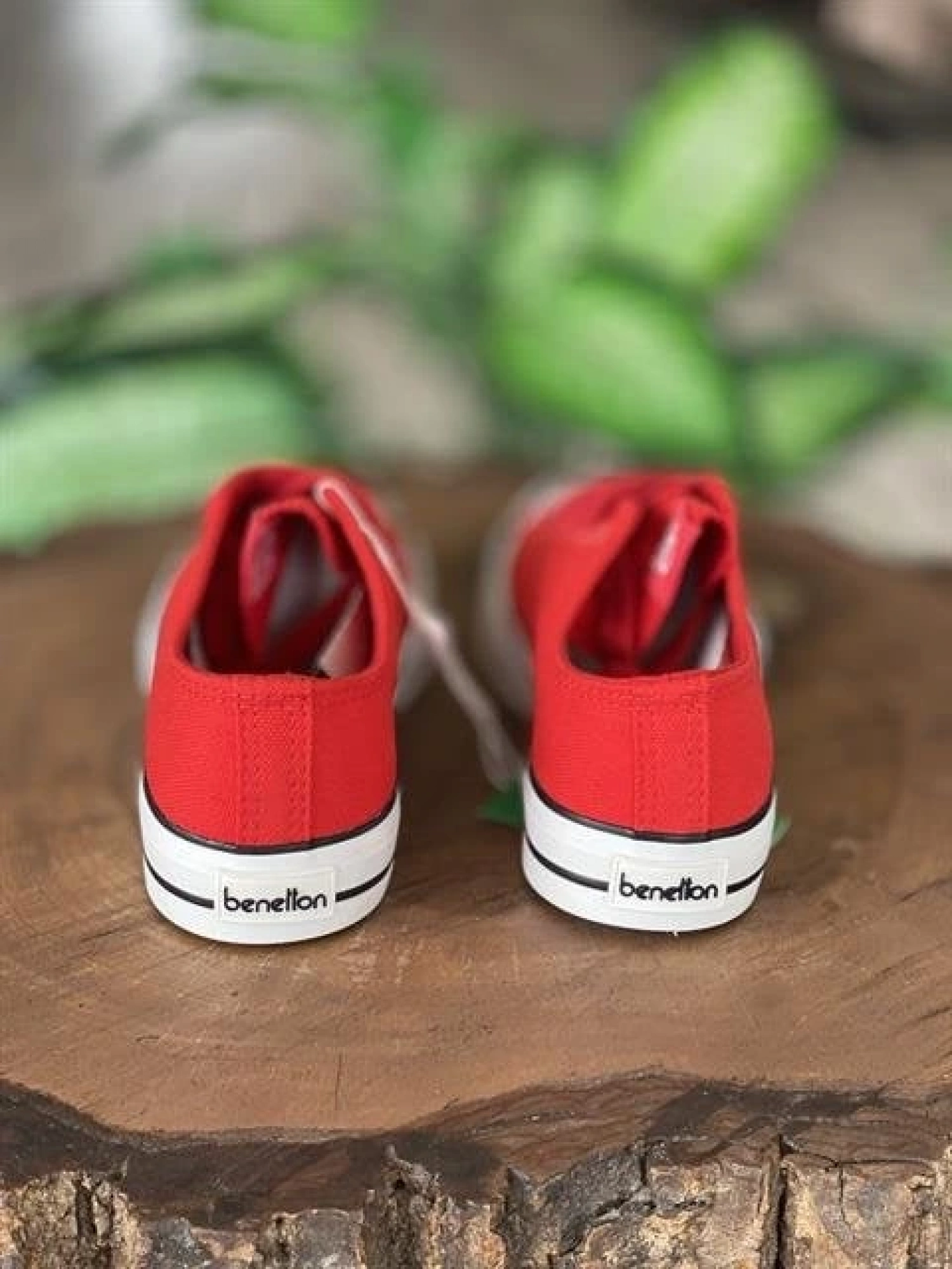 Benetton Konvers Kadın Spor Ayakkabı Kırmızı BN30196