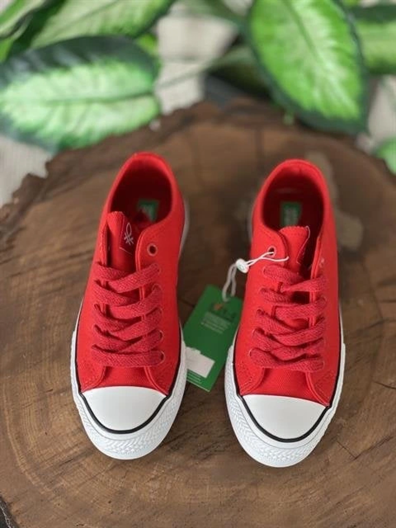 Benetton Konvers Kadın Spor Ayakkabı Kırmızı BN30196