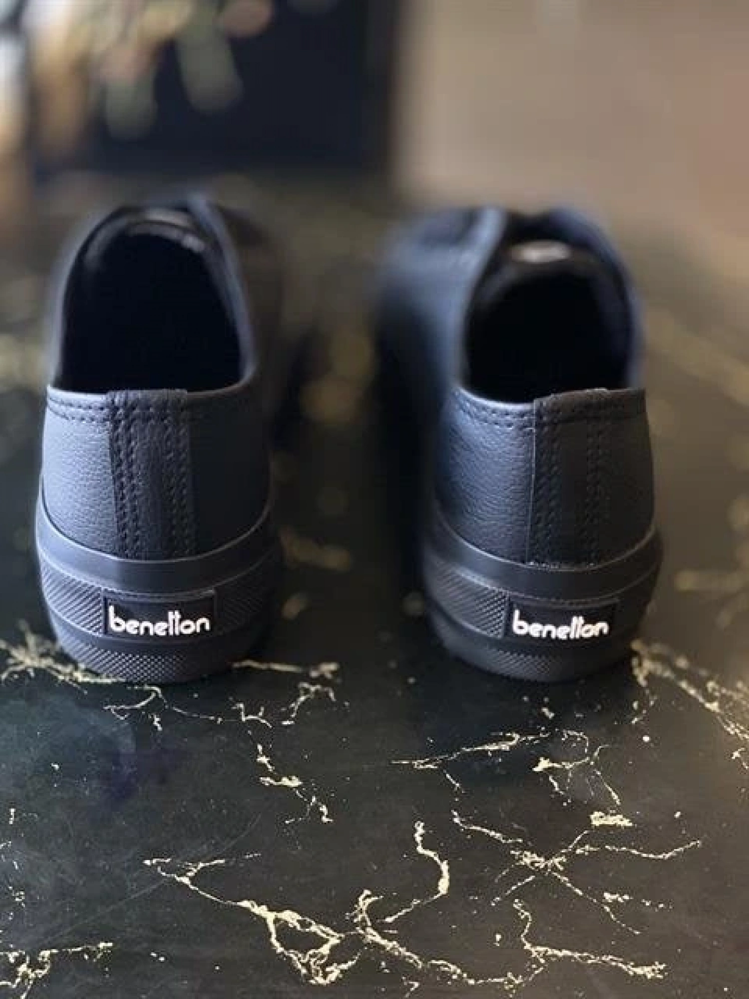 Benetton Konvers Yüksek Taban Deri Ayakkabı BN31131