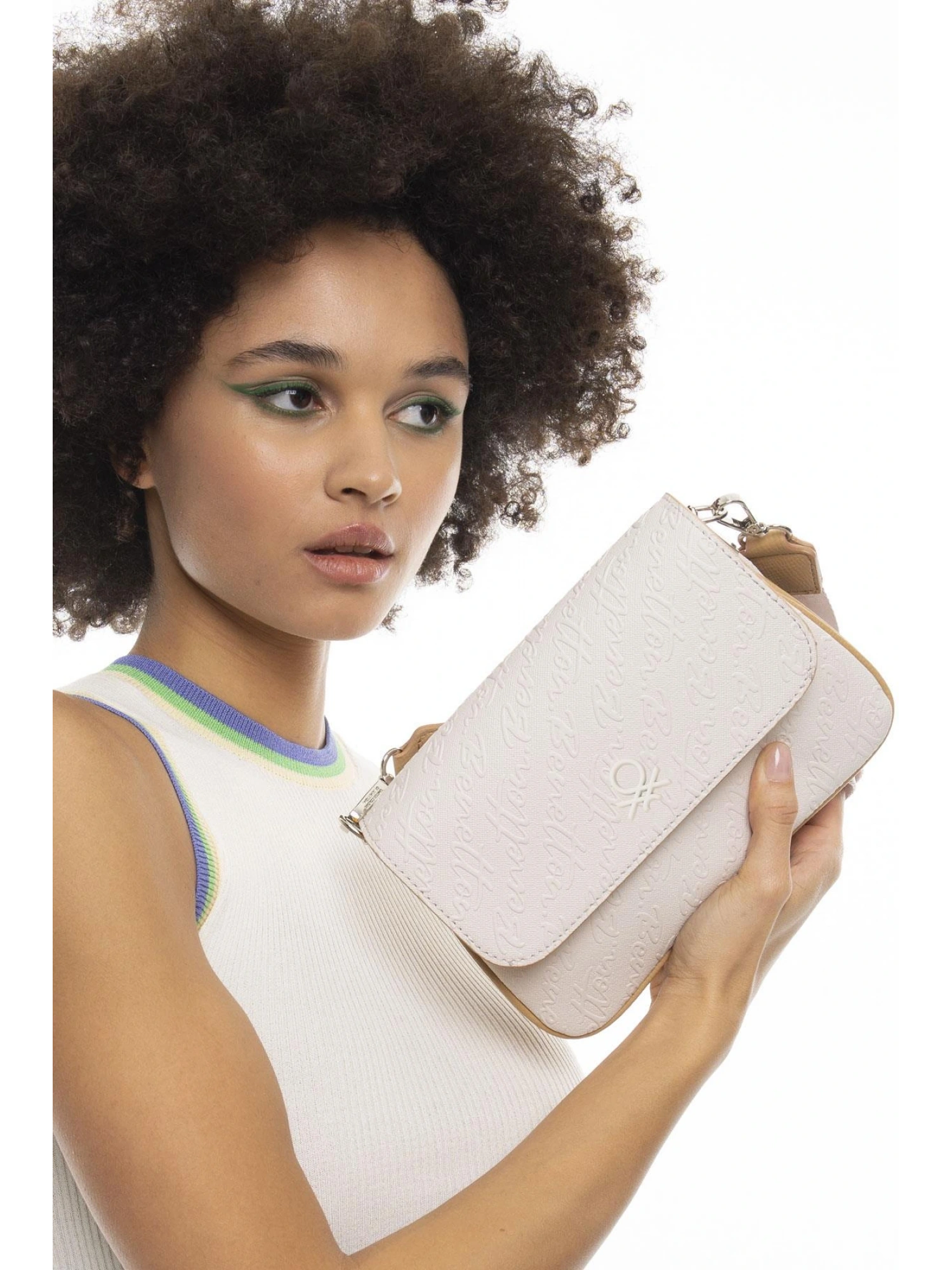 Benetton Üç Bölmeli Çapraz Çanta BNT1070