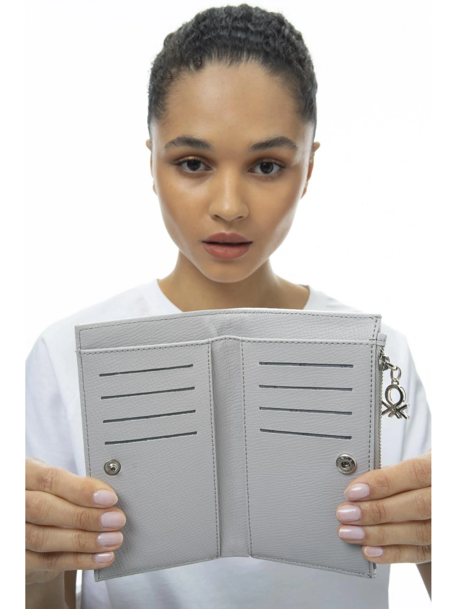 Benetton Yazılı Büyük İnce Cüzdan BNT988