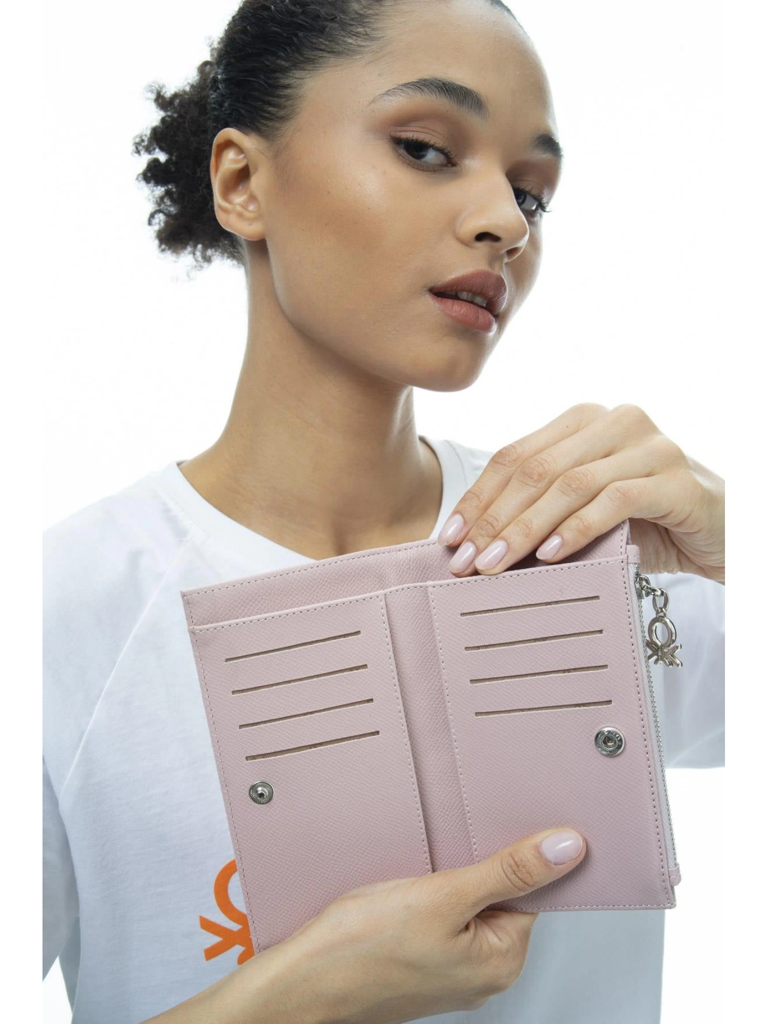 Benetton Yazılı Büyük İnce Cüzdan BNT988