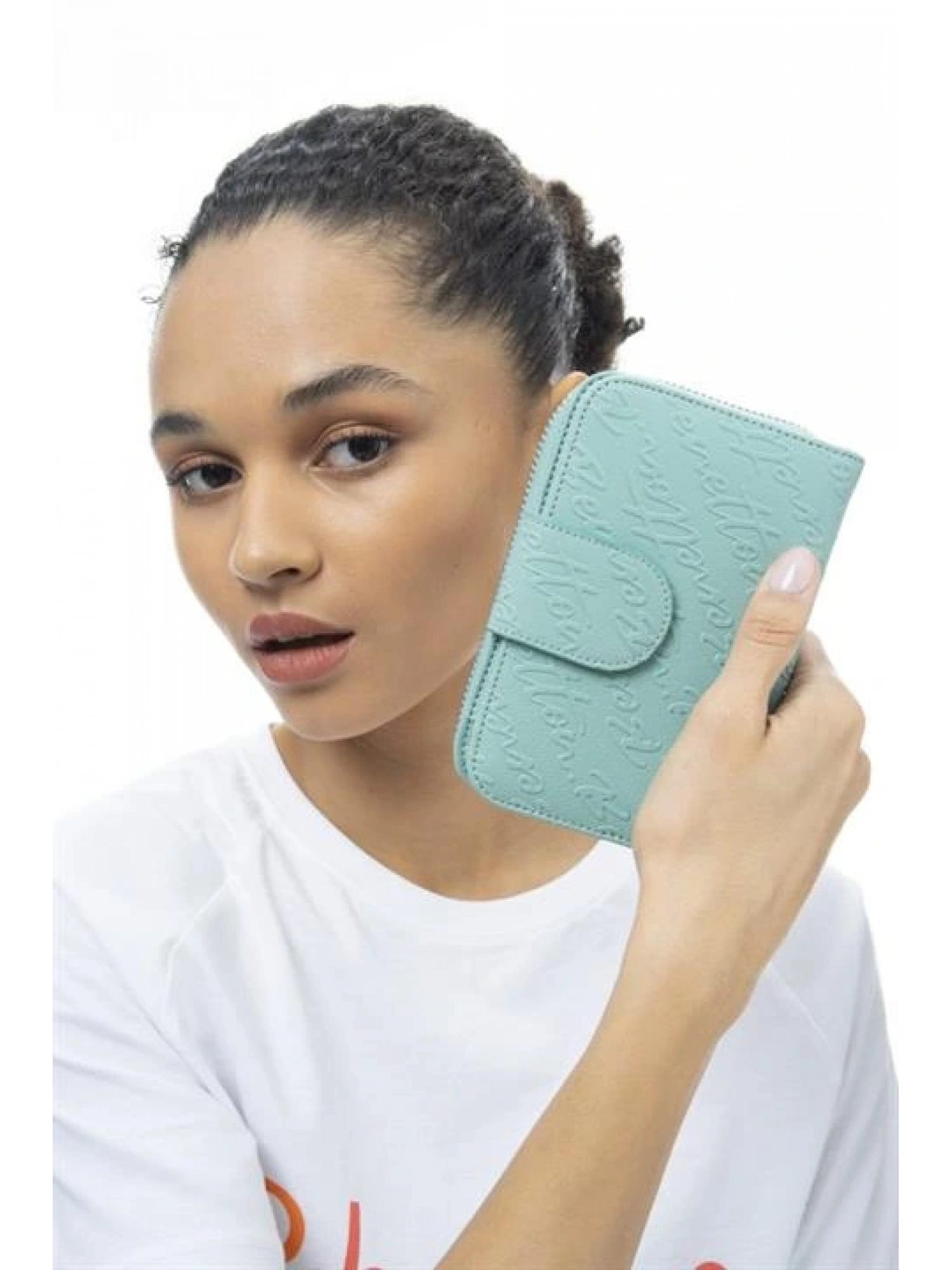 Benetton Yazılı Fermuarlı Cüzdan BNT984