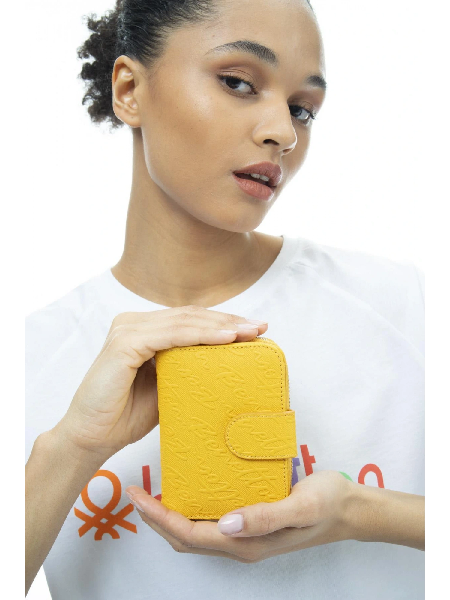 Benetton Yazılı Fermuarlı Cüzdan BNT986