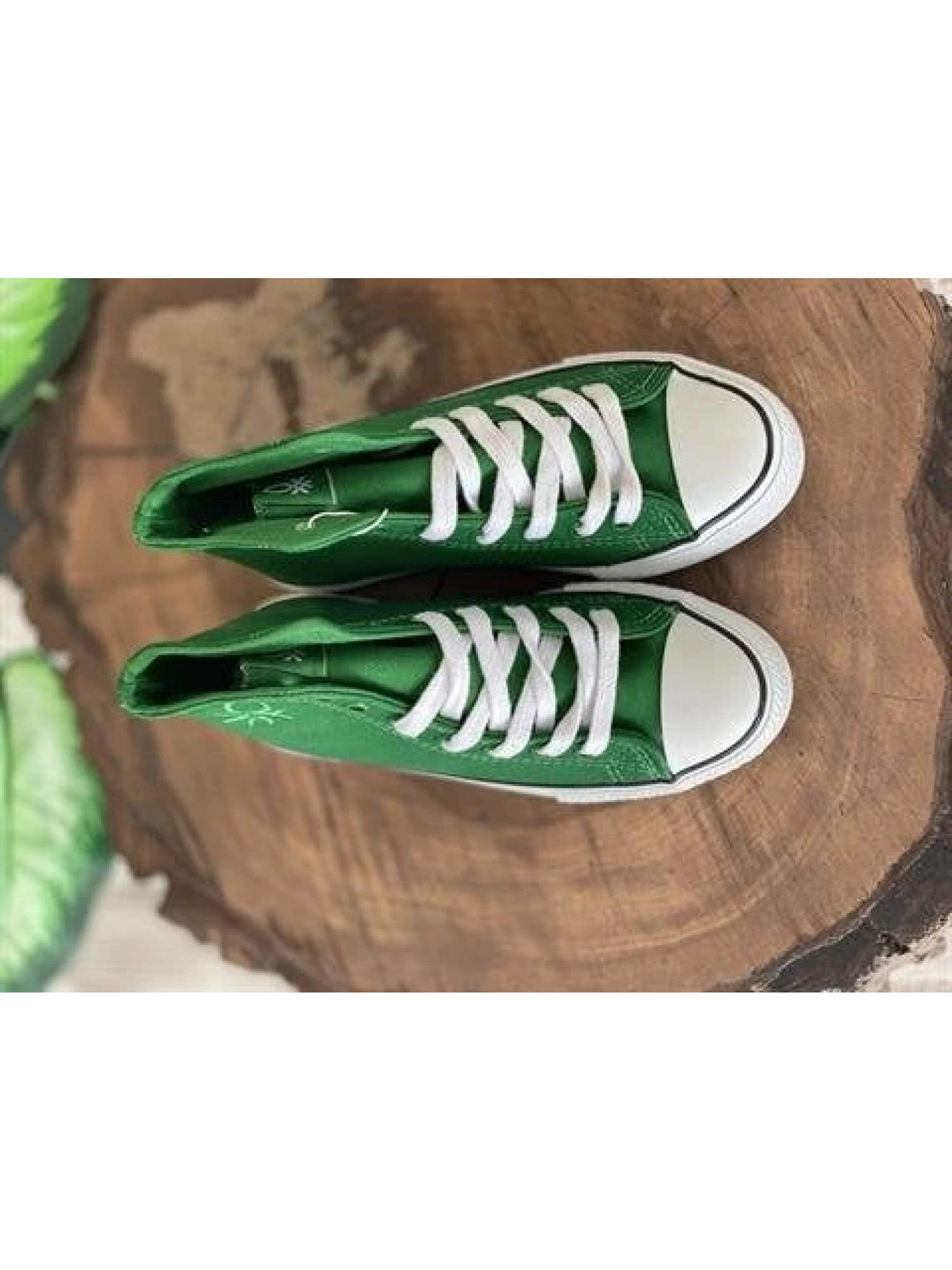 Benetton Yeşil Converse Spor Ayakkabı 30628