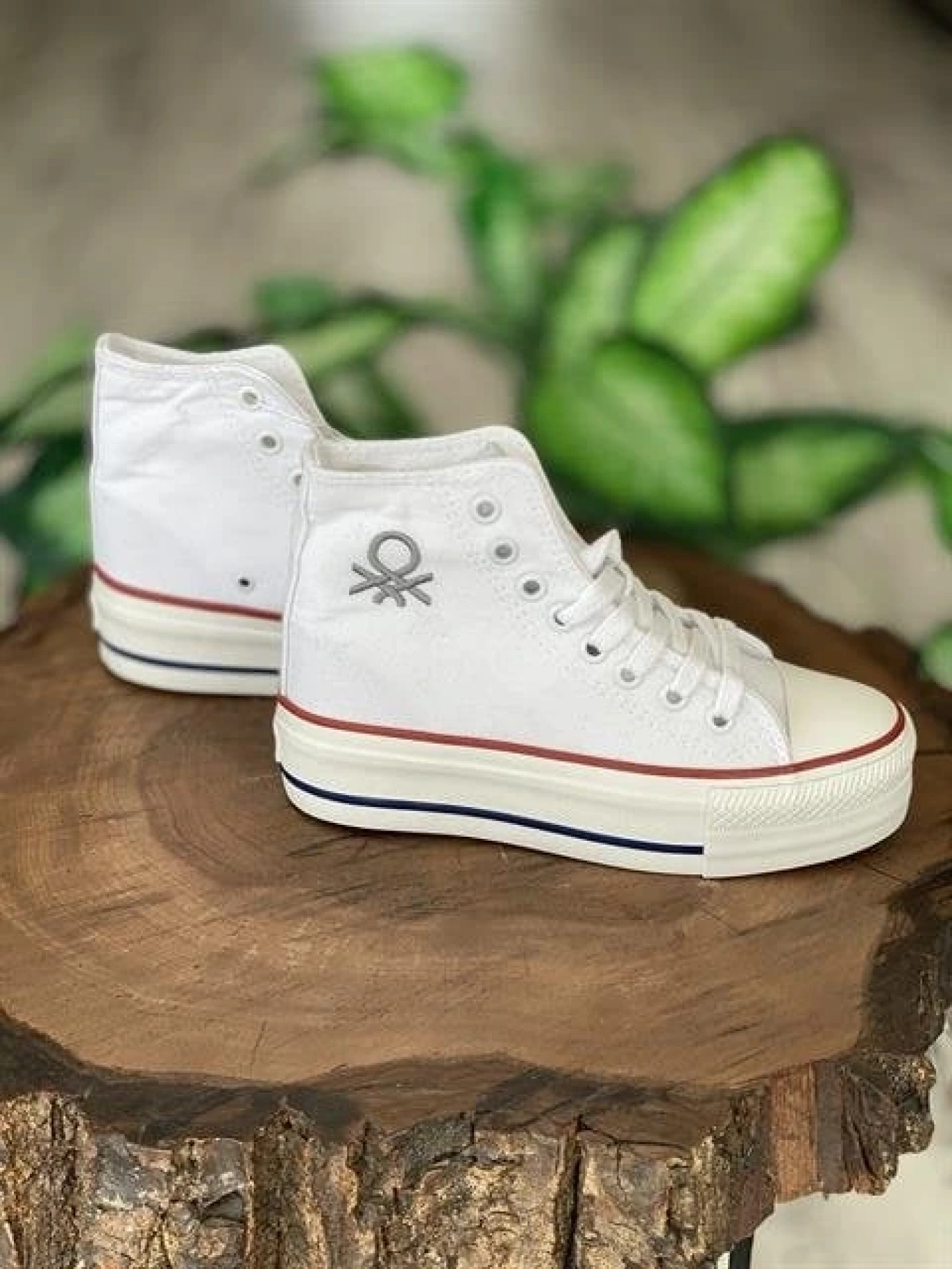 Benetton Yüksek Tabanlı Converse Ayakkabı 30939