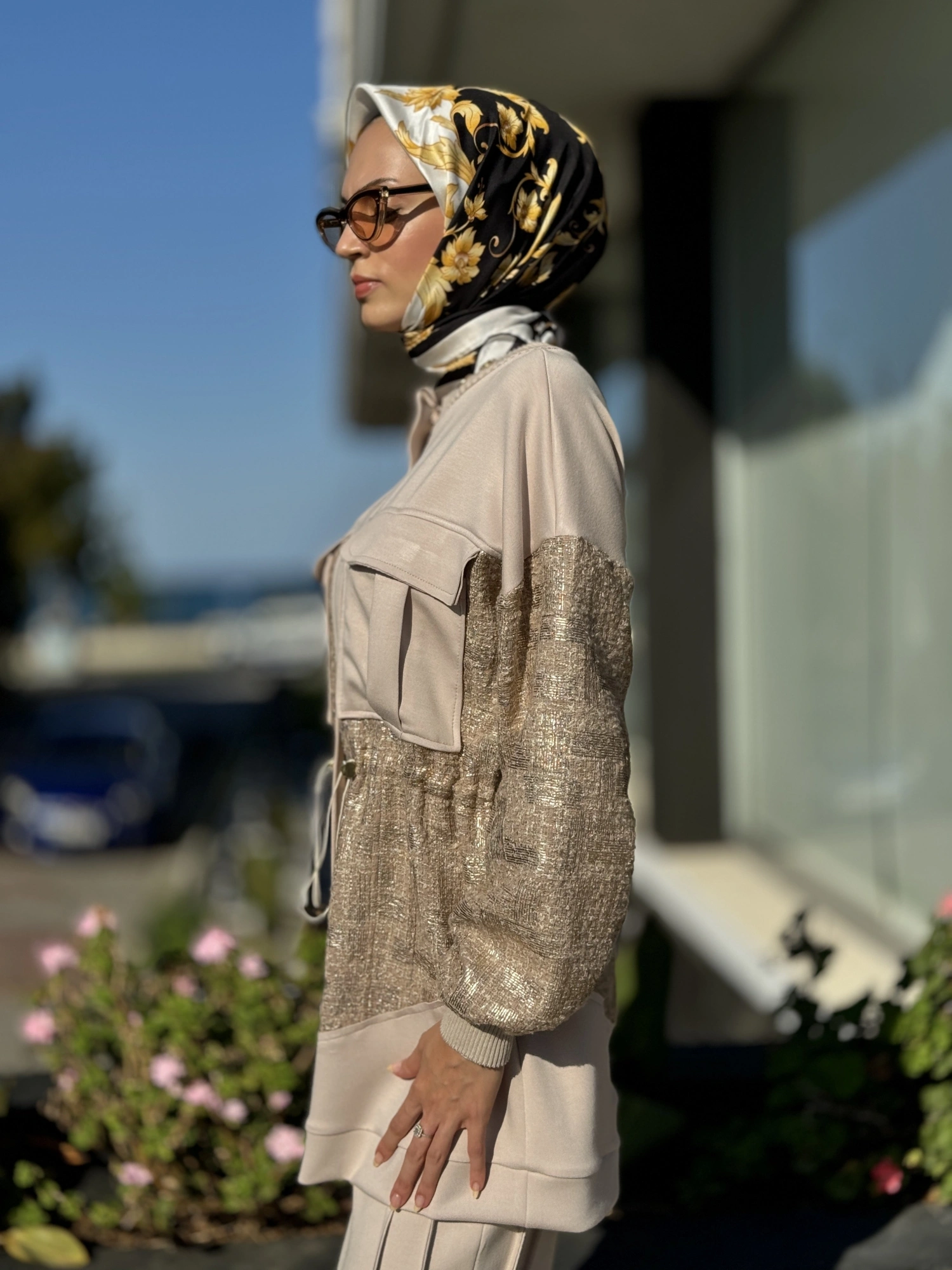 Ghisa Belden Büzgülü Ceket Pantolon Takım G3020