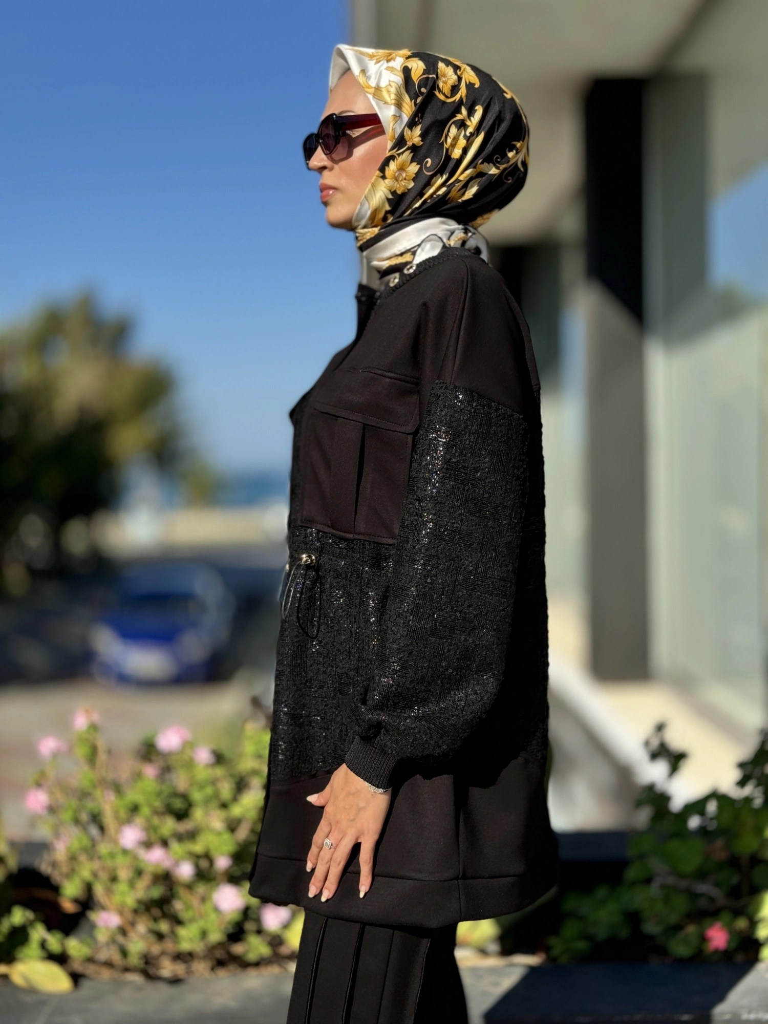 Ghisa Belden Büzgülü Ceket Pantolon Takım G3020