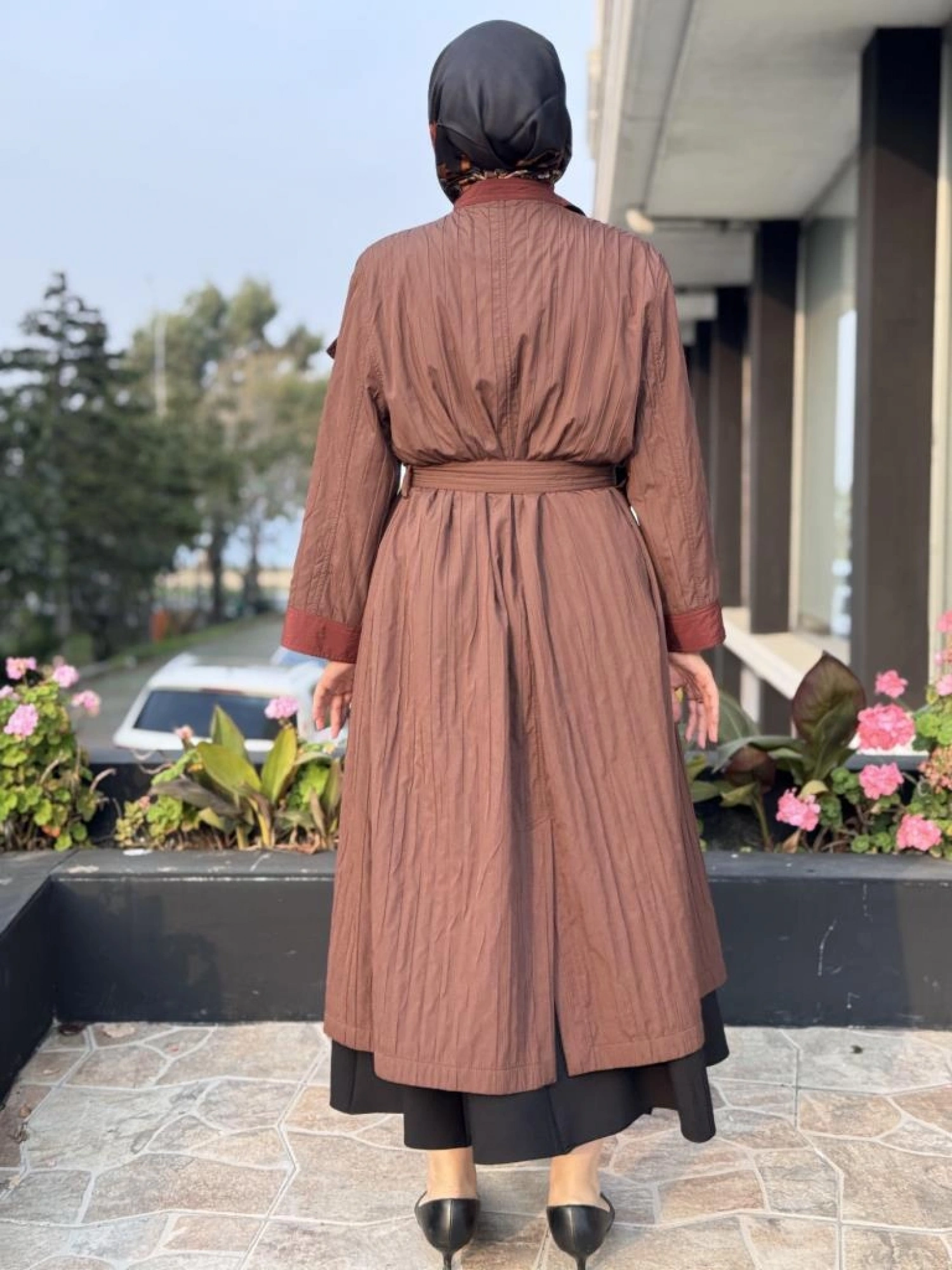 Ghisa Kolları Fermuar Detaylı Tafta Kap G2684