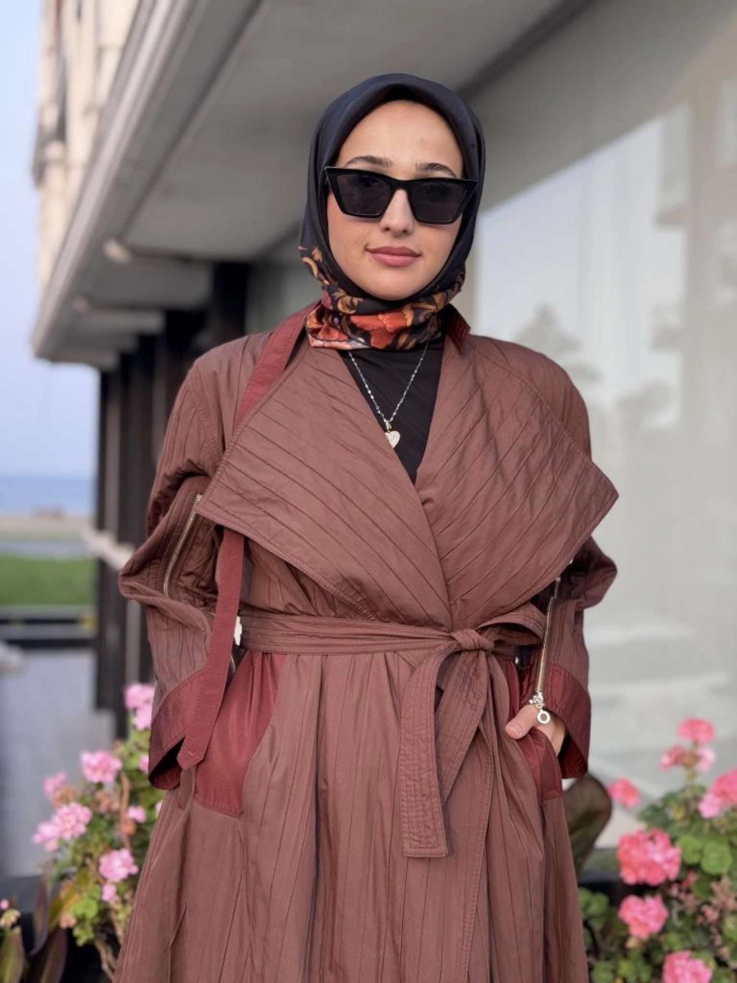 Ghisa Kolları Fermuar Detaylı Tafta Kap G2684