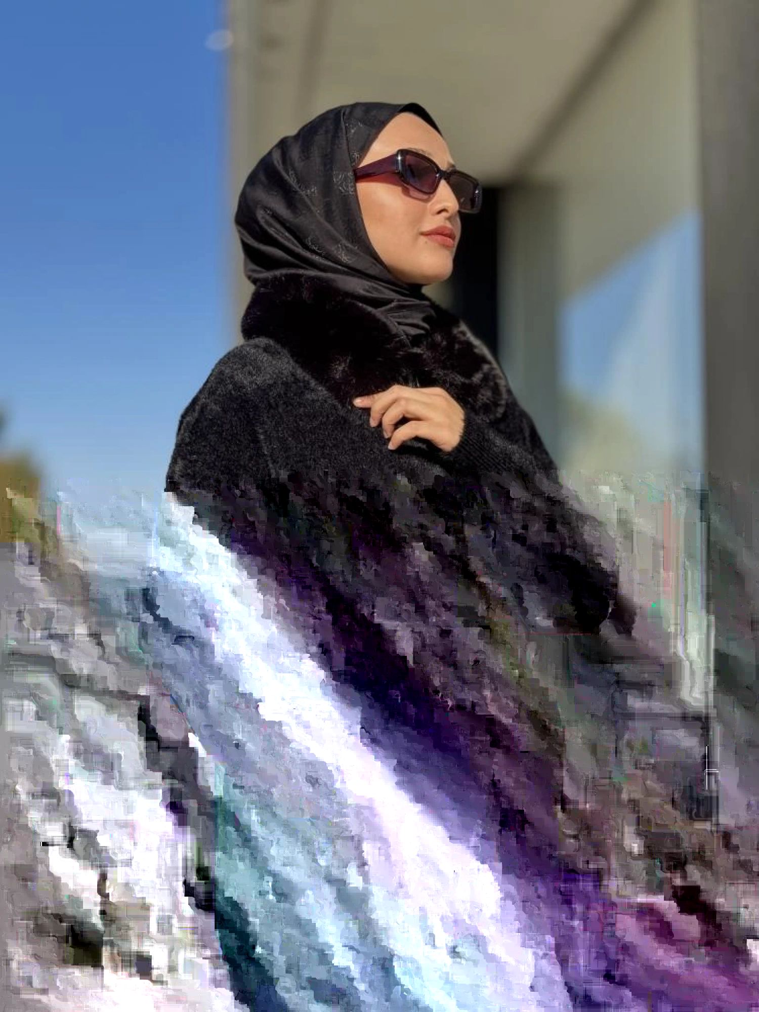 Ghisa Kürk Detaylı Fermuarlı Angora Kaban 2436