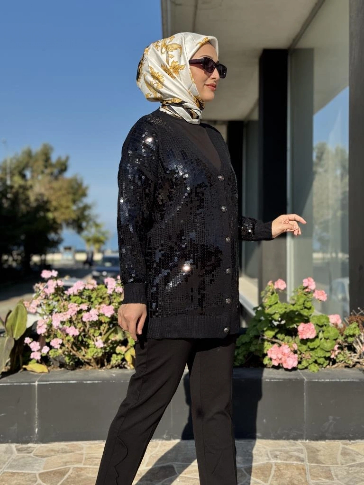 Ghisa Payet Detaylı Düğmeli Triko Hırka G241404