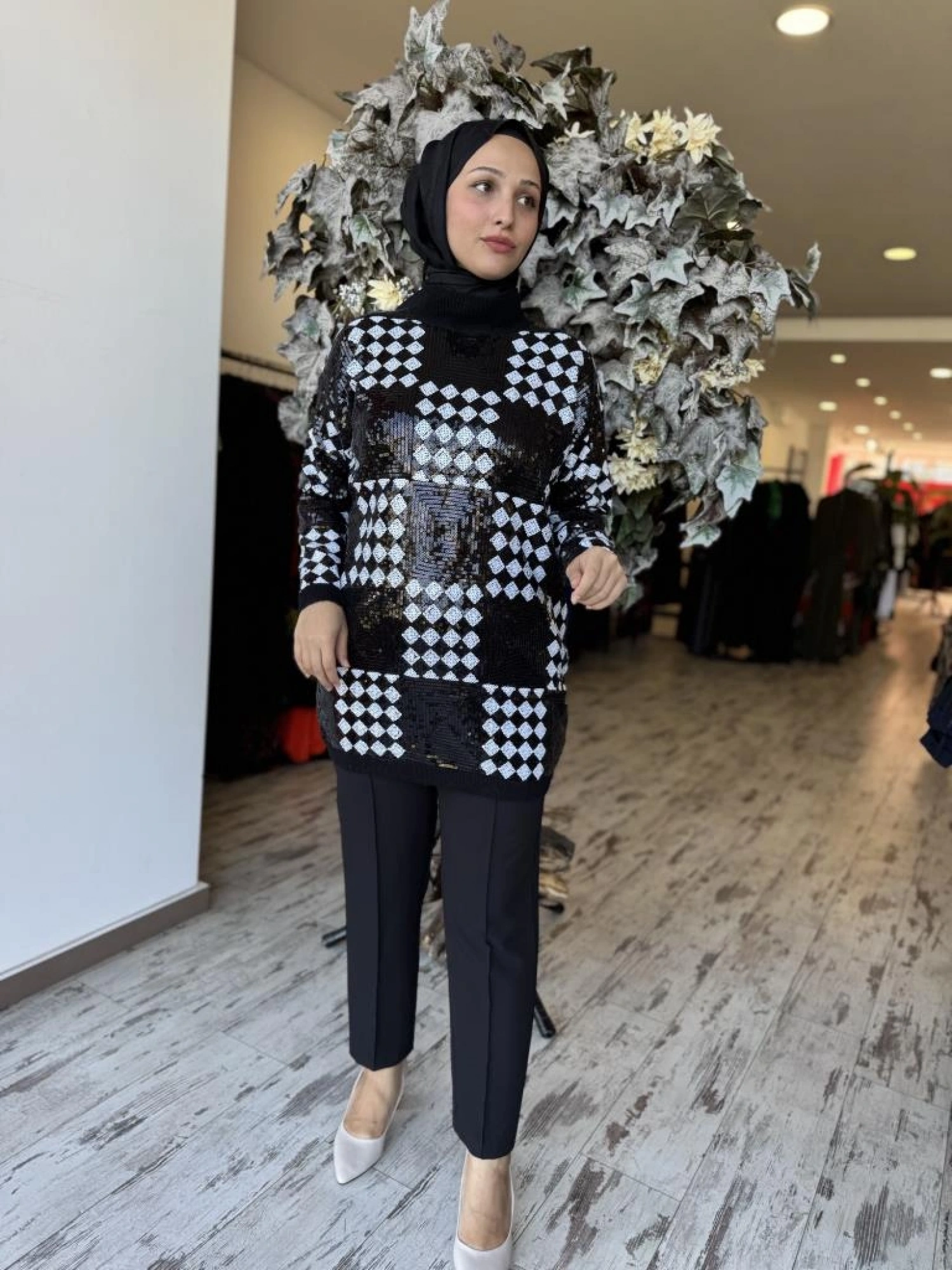 Ghisa Payet Detaylı Triko Tunik G241466