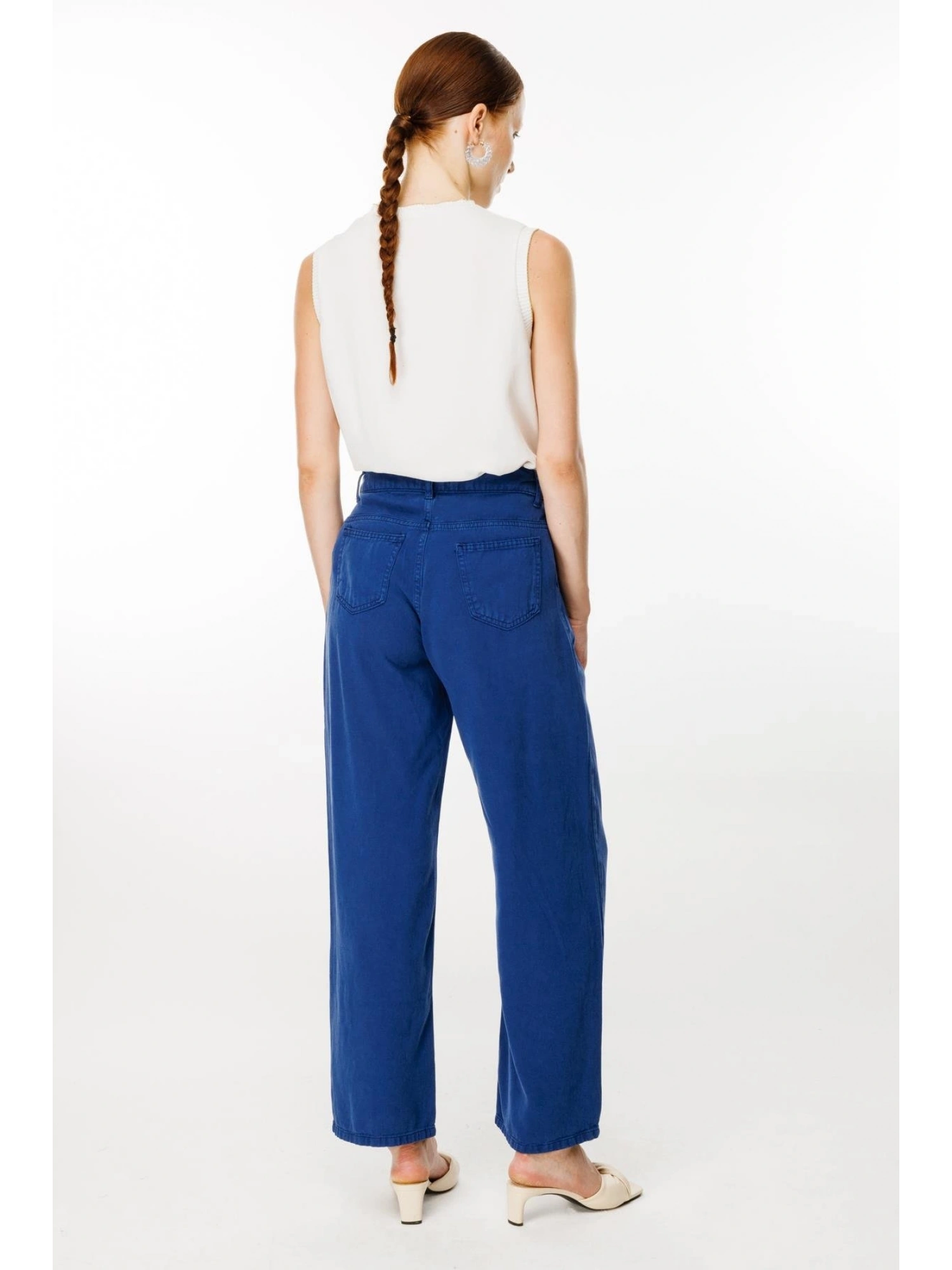 Ghisa Tencel Cepli Pantolon 8618