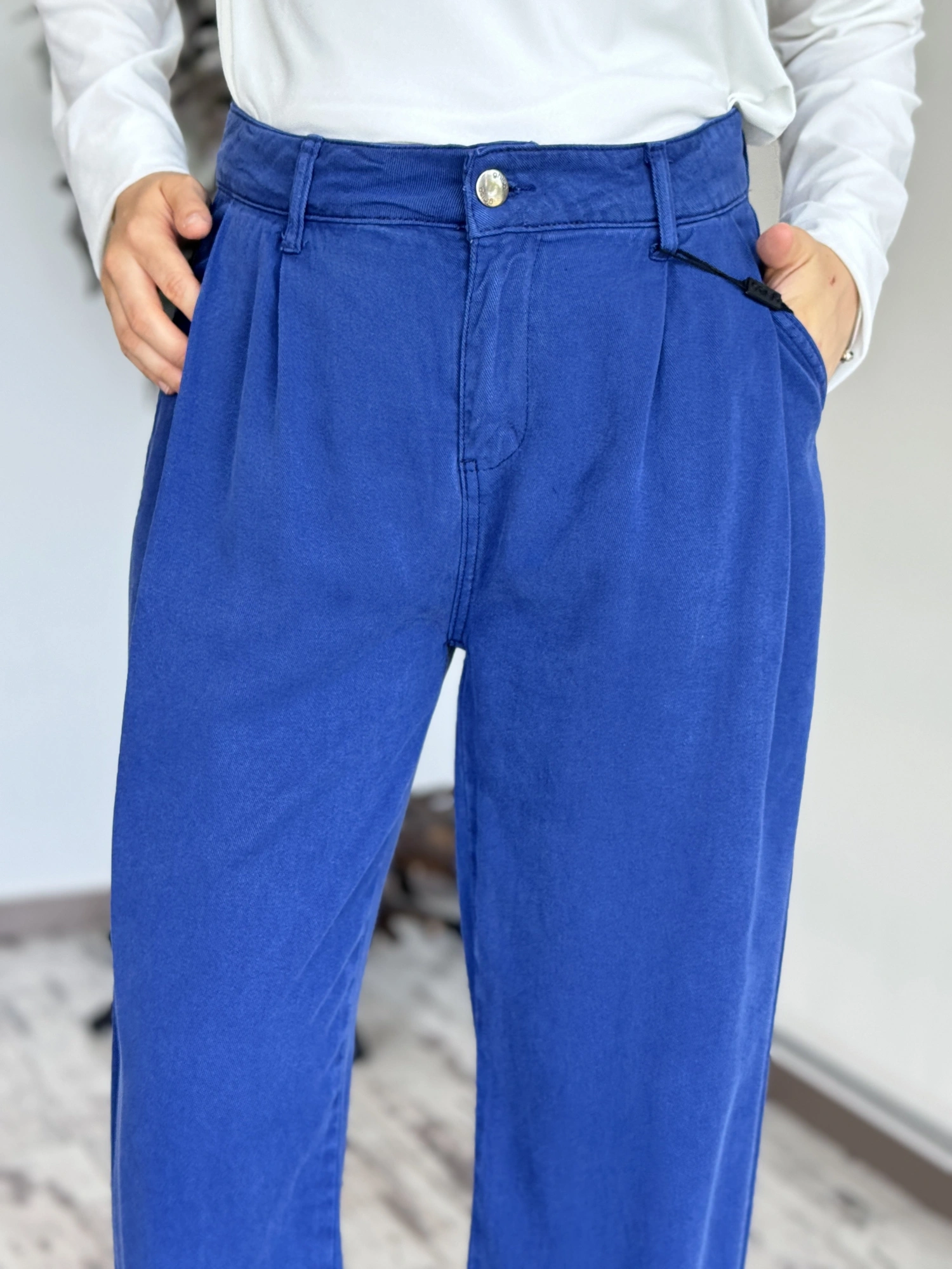 Ghisa Tencel Cepli Pantolon 8618