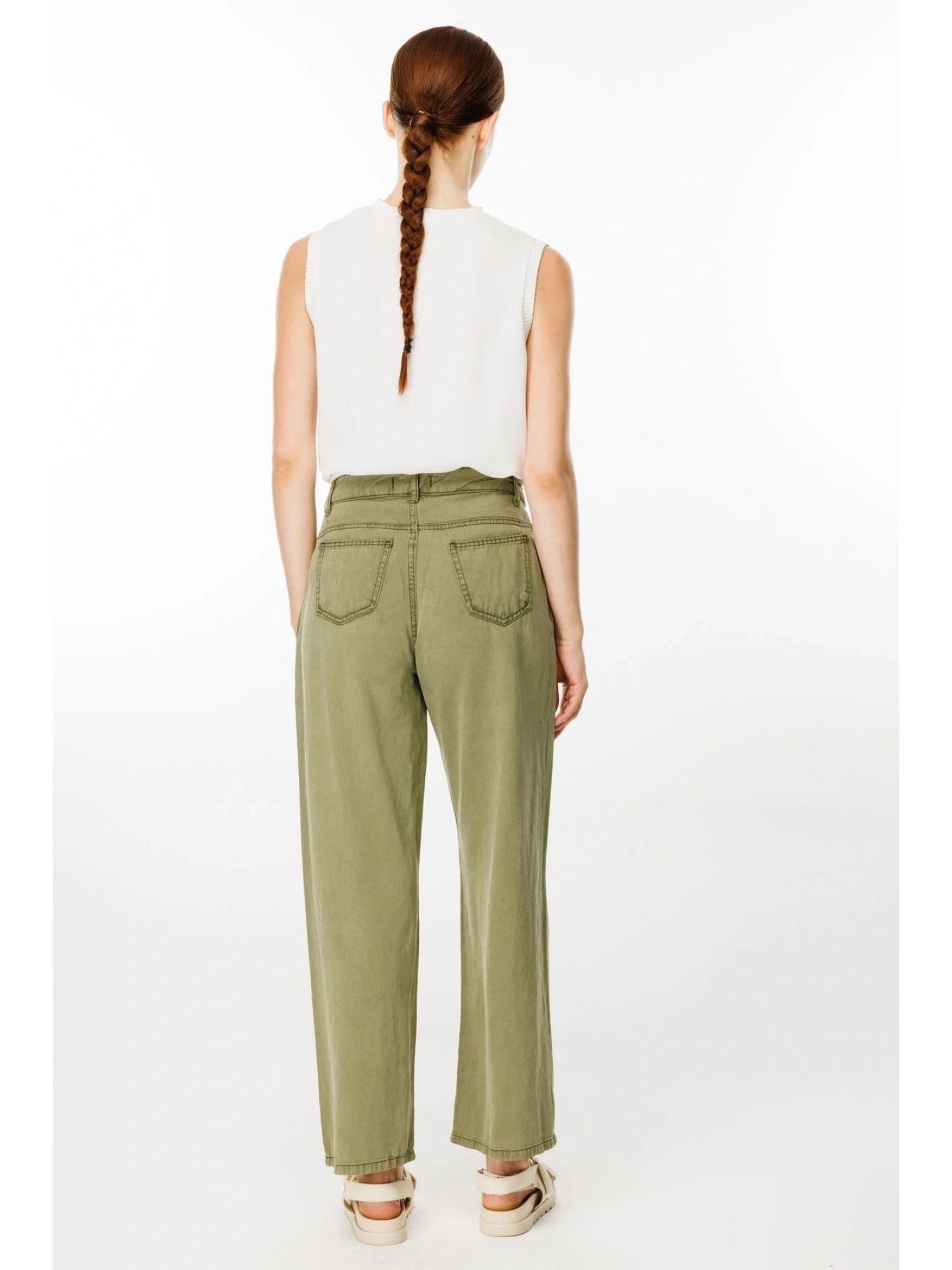 Ghisa Tencel Cepli Pantolon 8618