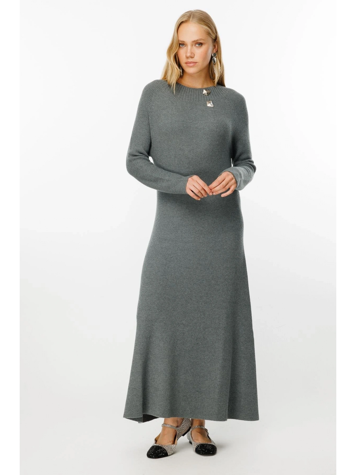 Ghisa Triko Elbise G4655