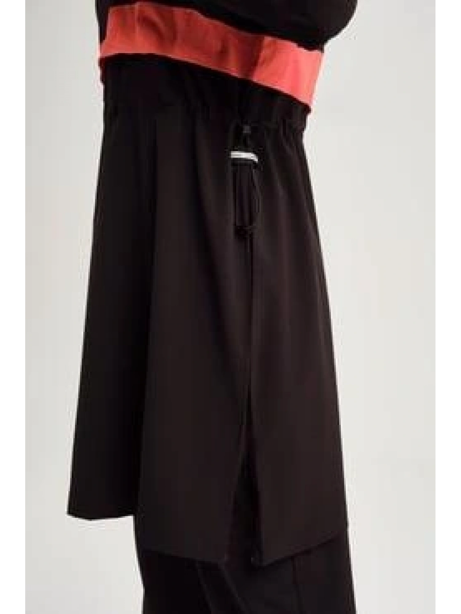 Haşema Esila Monogram Turuncu Şerit Tam Tesettür Tek Mayo Üstü HSM2934