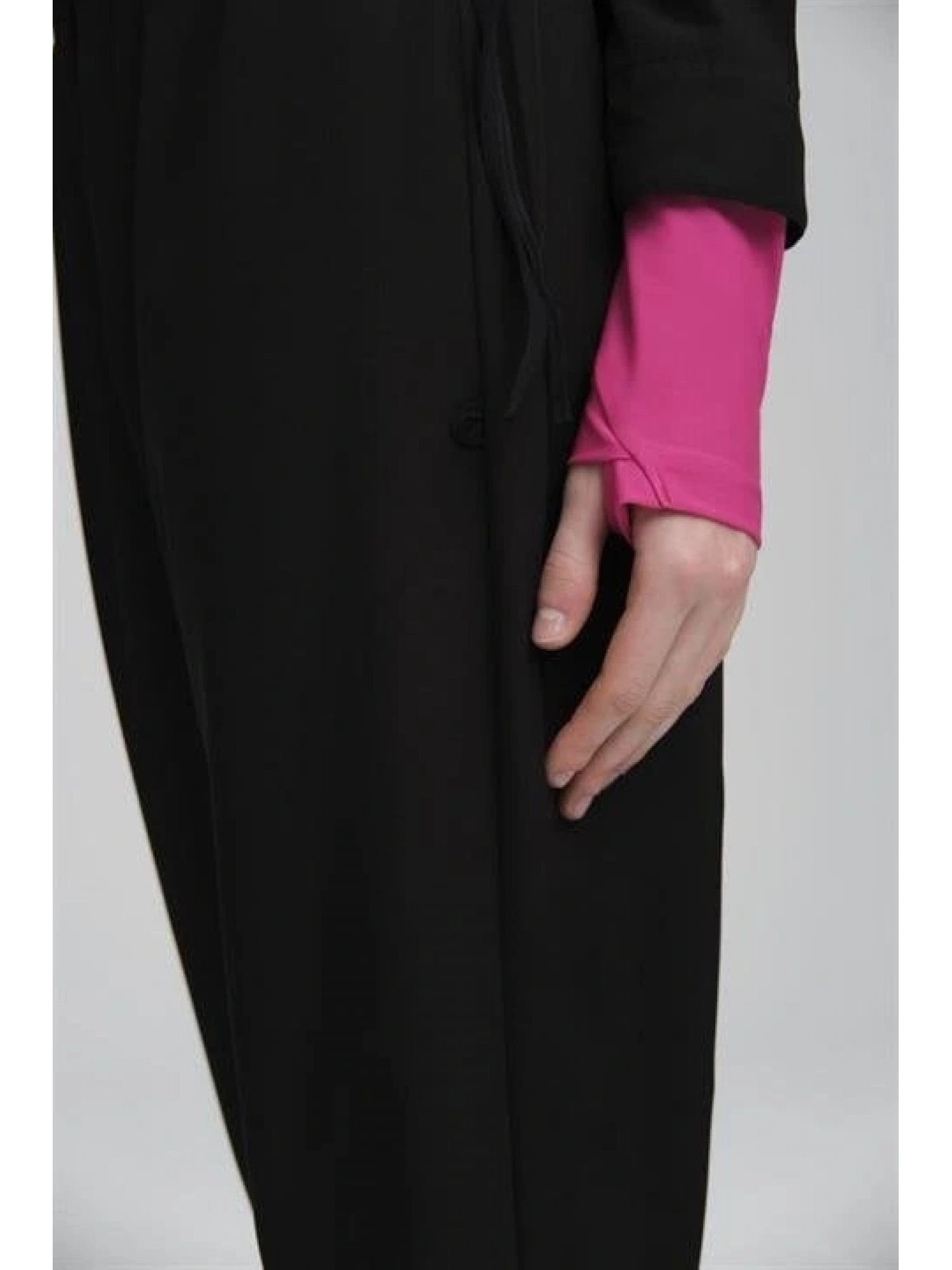 Haşema Performans Serisi 6 Parça Siyah Tesettür Mayo HSM2010