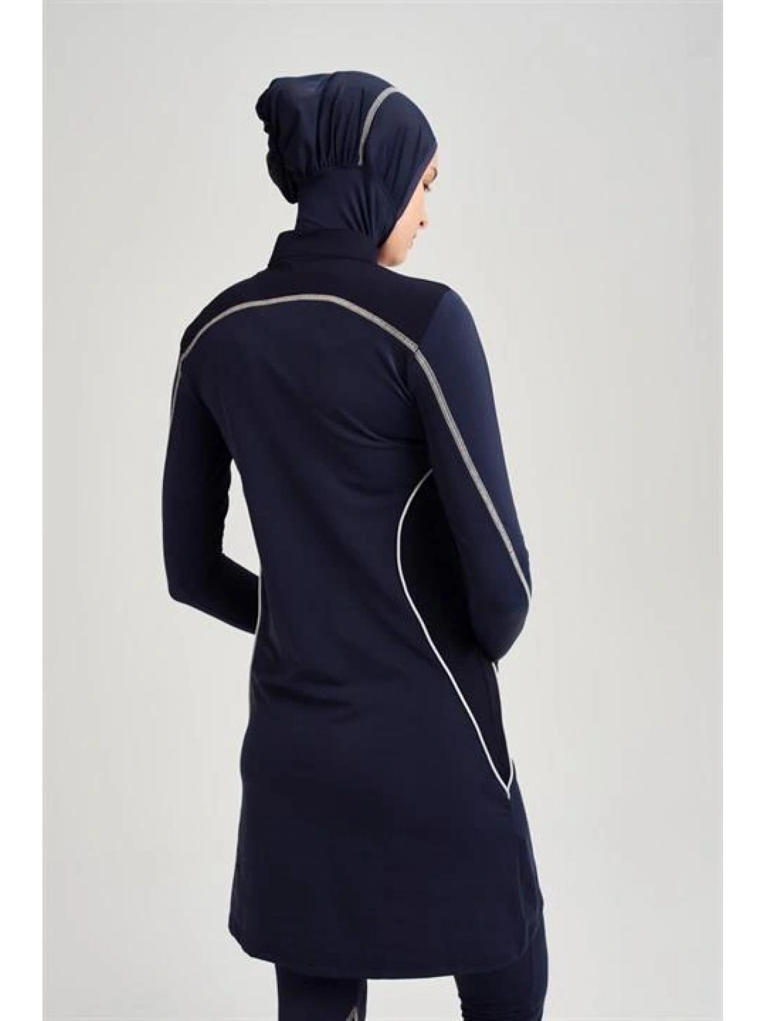 Haşema Performans Serisi Omuz Petek Doku 5 Parça Tesettür Mayo HSM2004