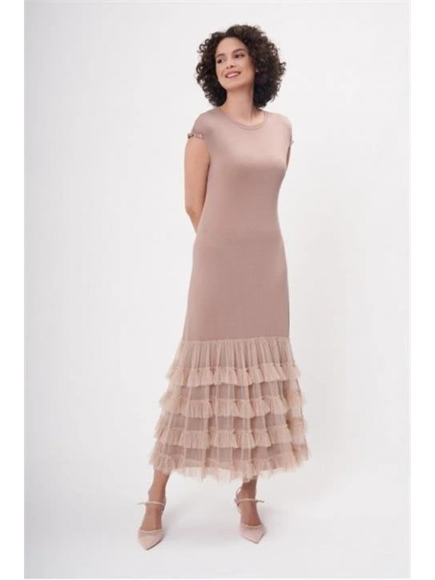 İnvee Altı Tütülü O Kol Uzun İçlik / Astar 6308