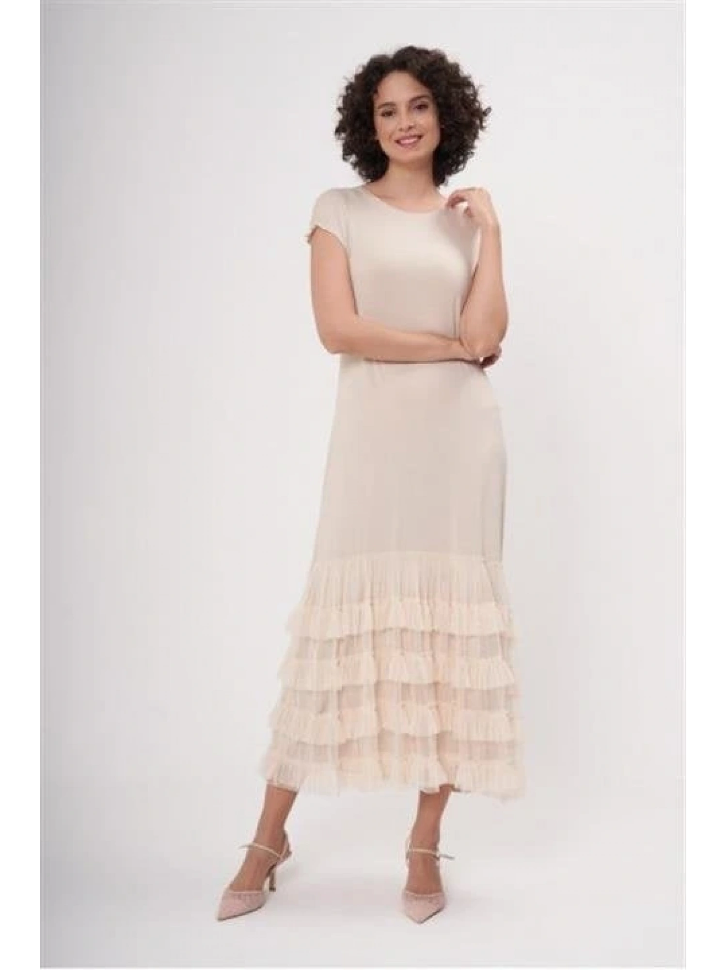 İnvee Altı Tütülü O Kol Uzun İçlik / Astar 6308