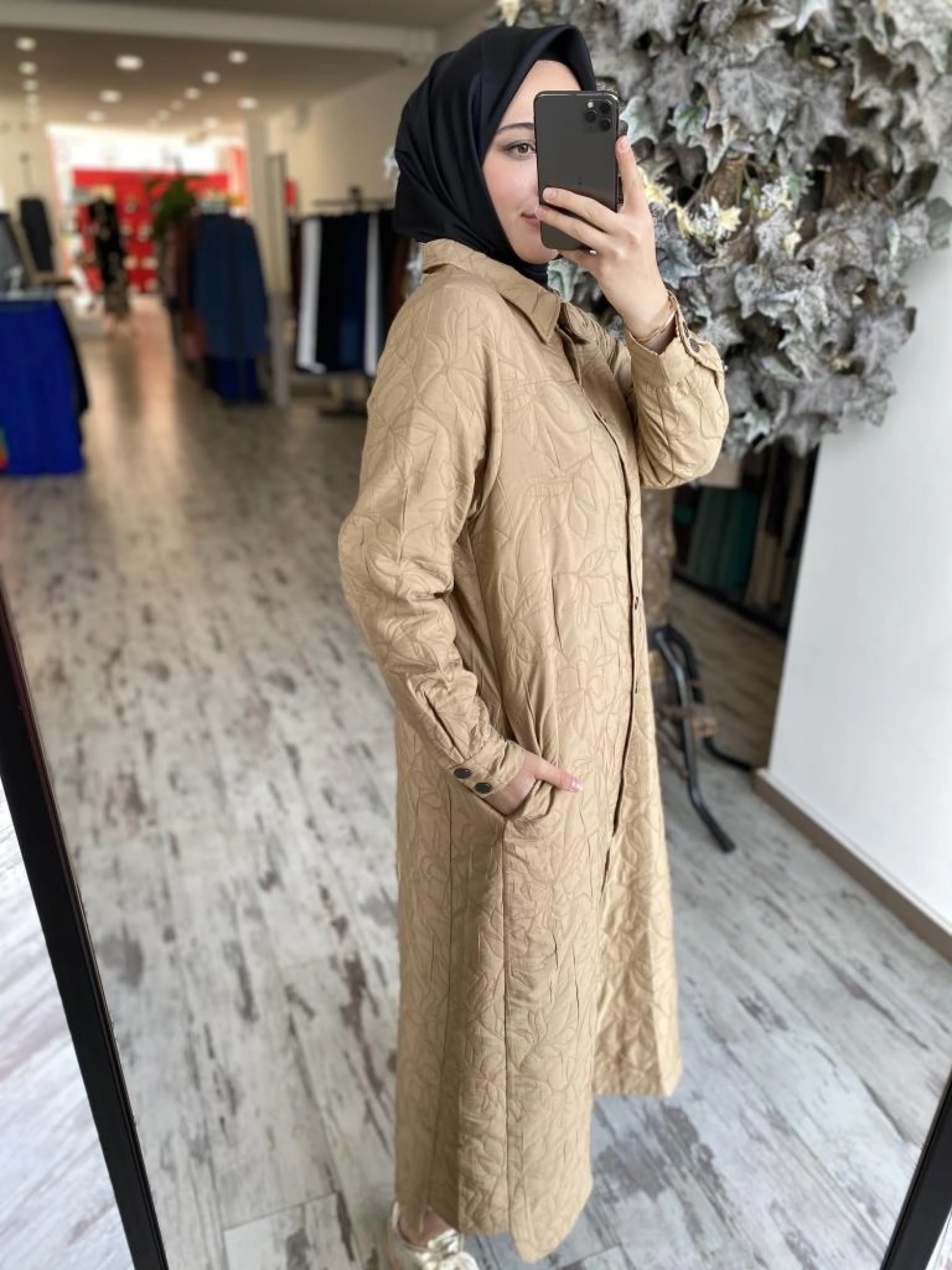 İnvee Çıtçıtlı Gömlek Yaka Kap 7039