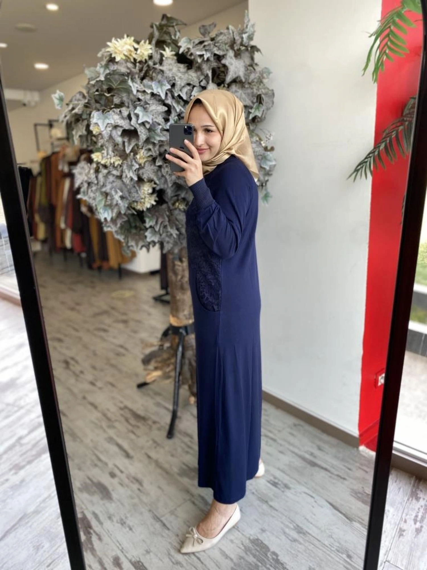 İnvee Dantelli Elbise 6877