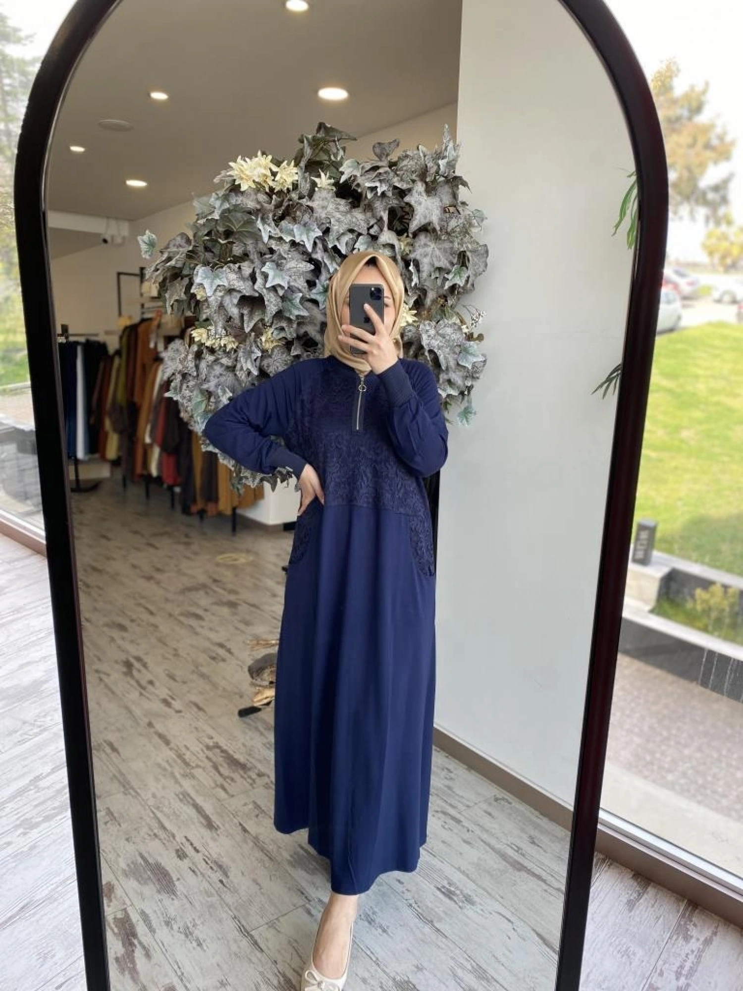 İnvee Dantelli Elbise 6877