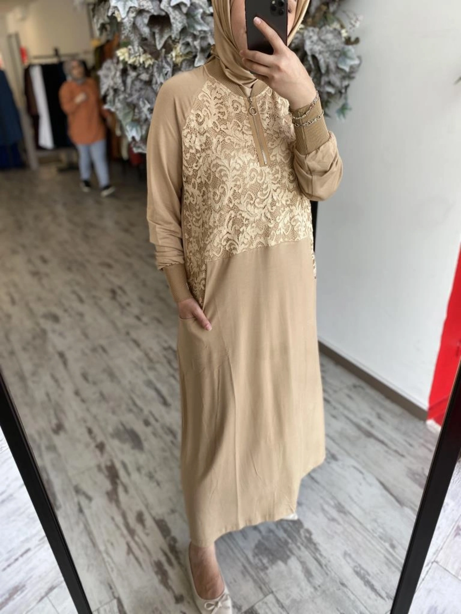 İnvee Dantelli Elbise 6877