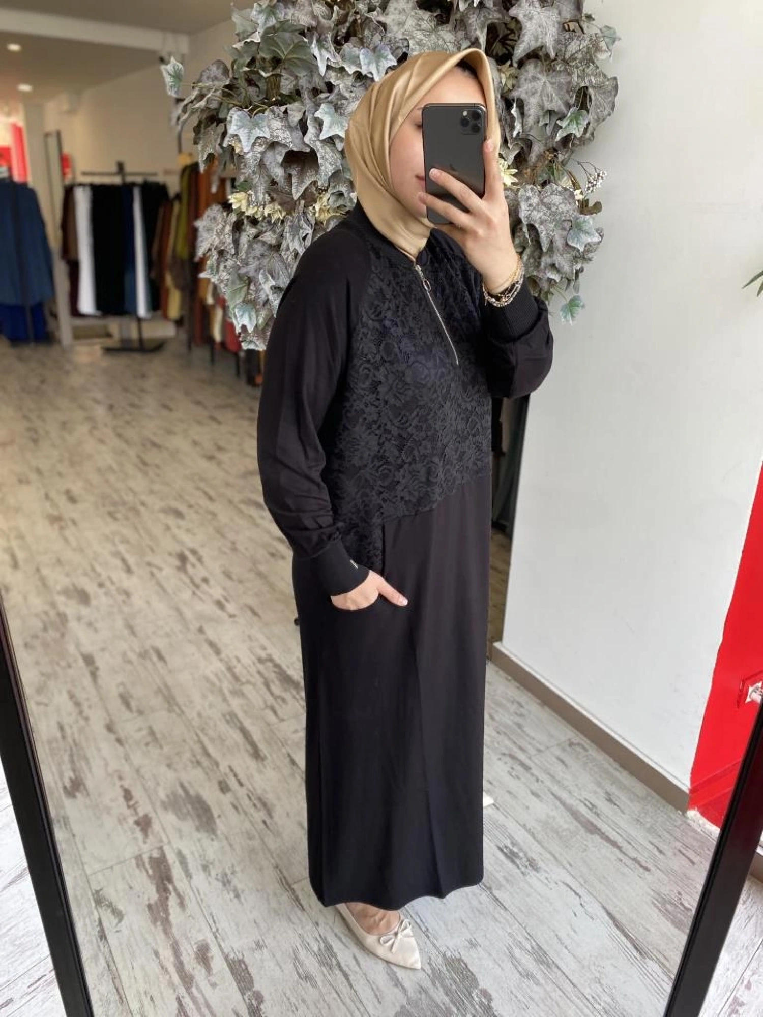 İnvee Dantelli Elbise 6877