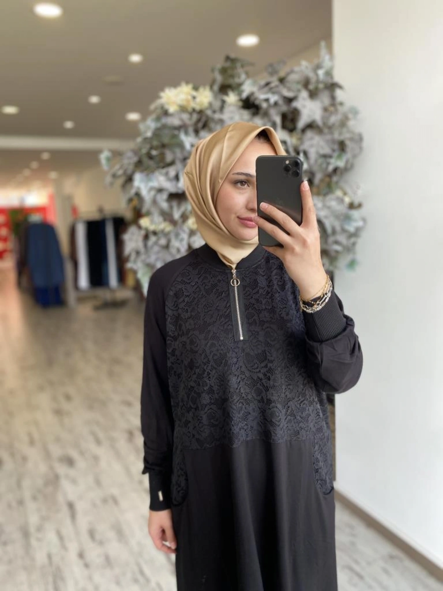 İnvee Dantelli Elbise 6877