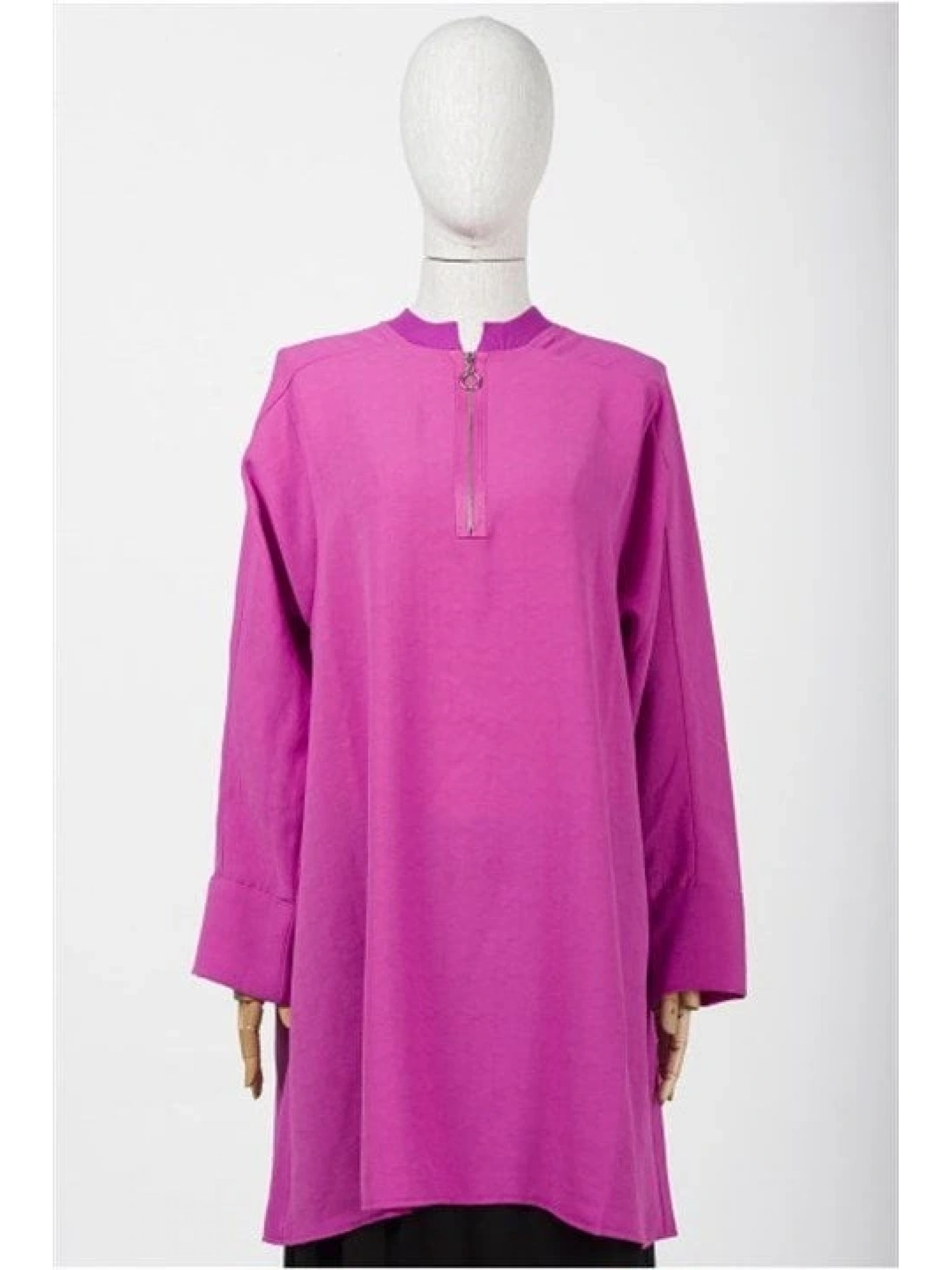 İnvee Fermuar Detaylı Gömlek (6809)