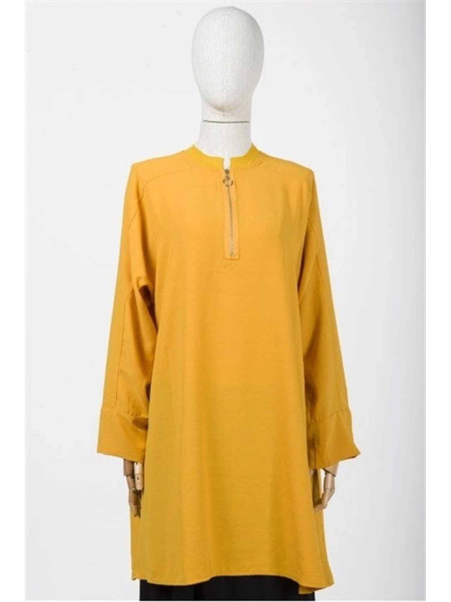 İnvee Fermuar Detaylı Gömlek (6809)